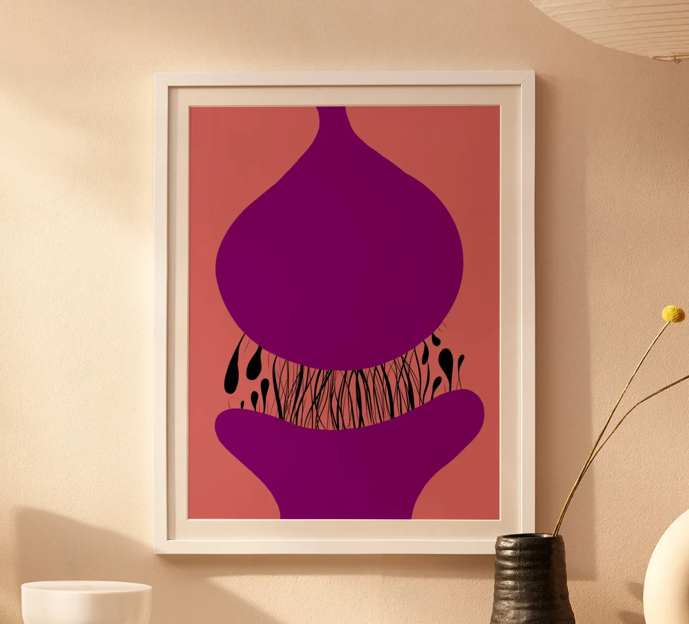 Synaptic cleft poster by Ina Katzemann