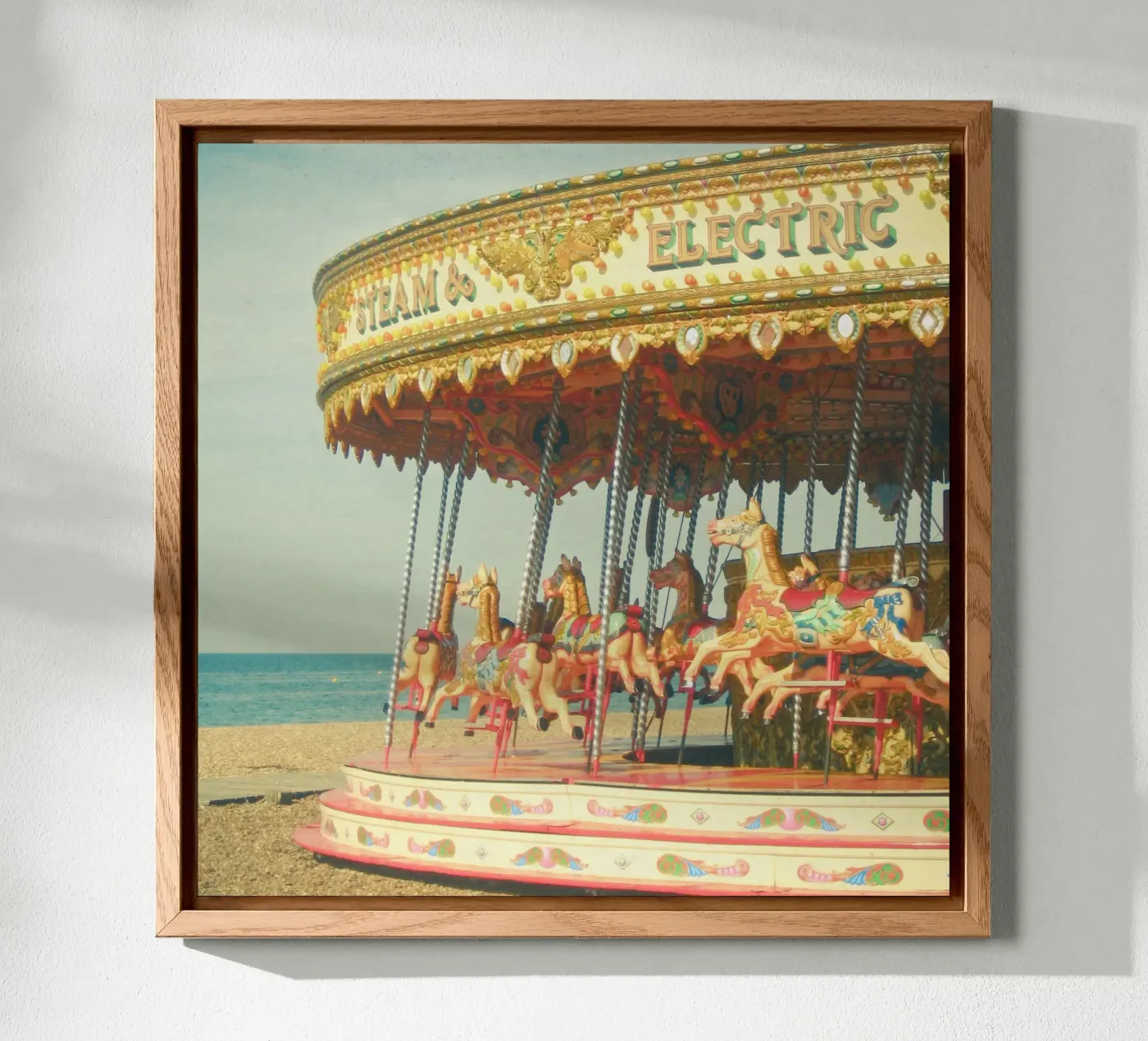 Seaside Carousel forex plate by Cassia Beck Photography