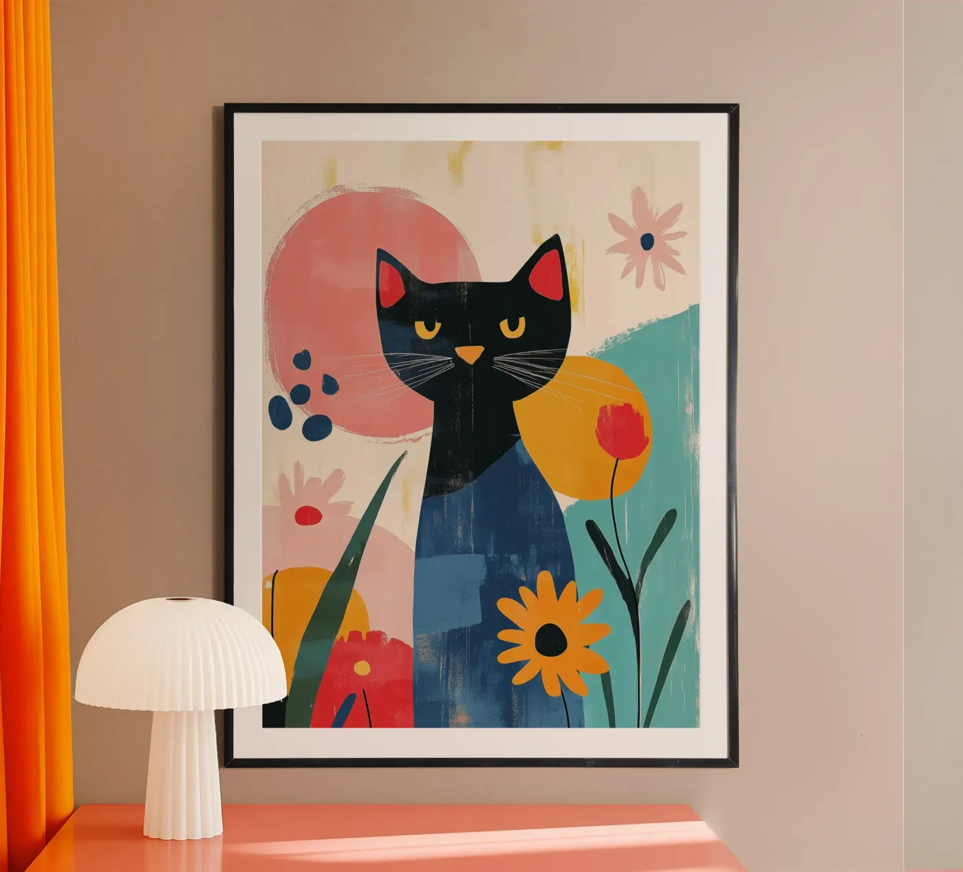Flower Cat poster da Kiara