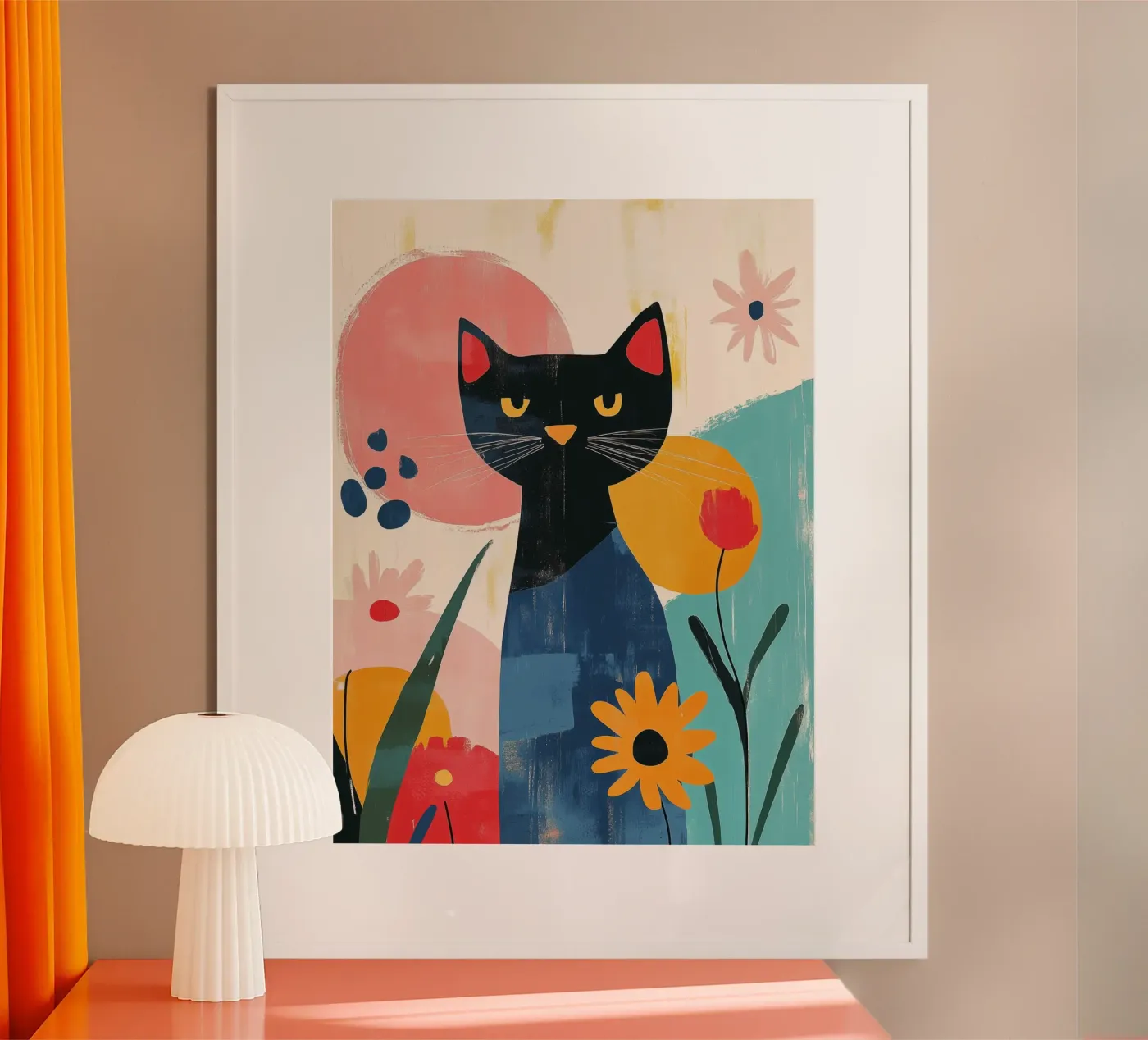 Flower Cat poster da Kiara
