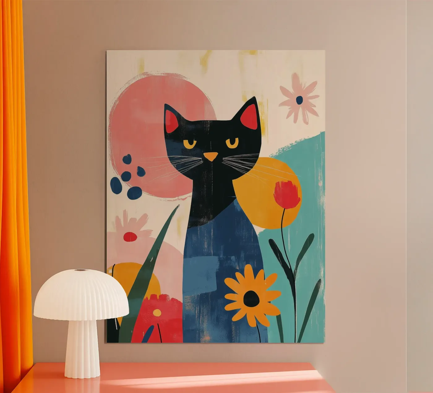 Flower Cat poster da Kiara