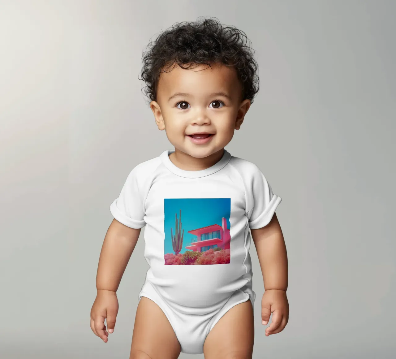 67 body neonato maniche corte da Pink California | Affiches & Posters