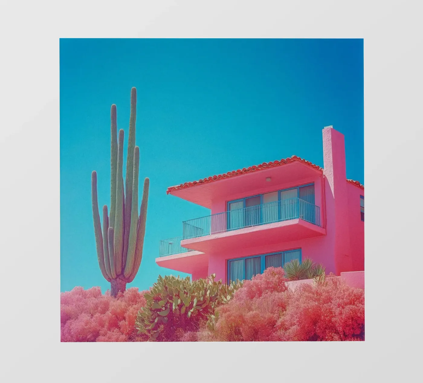 67 fotobehang van Pink California | Affiches & Posters