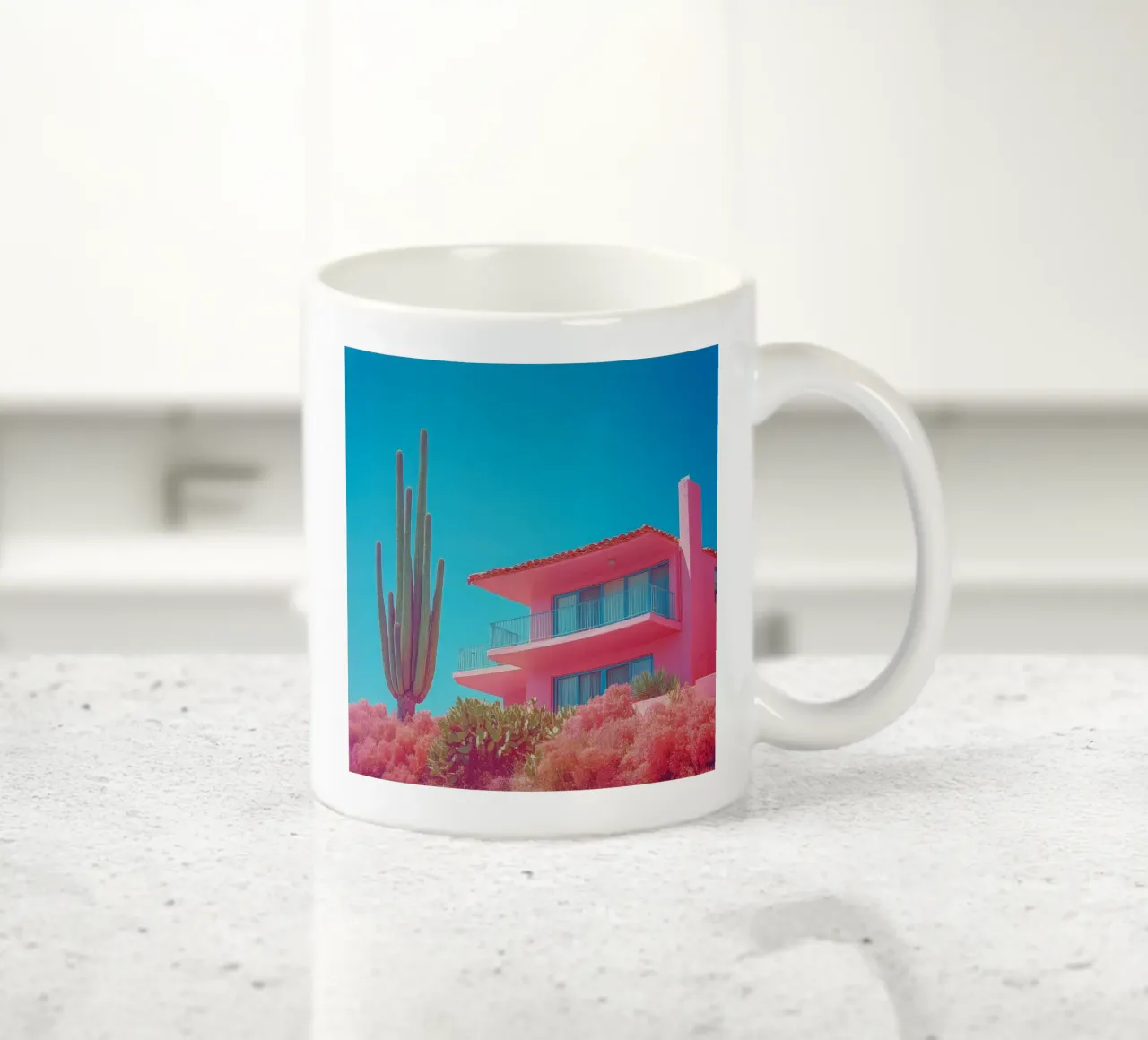 67 tazza in ceramica da Pink California | Affiches & Posters