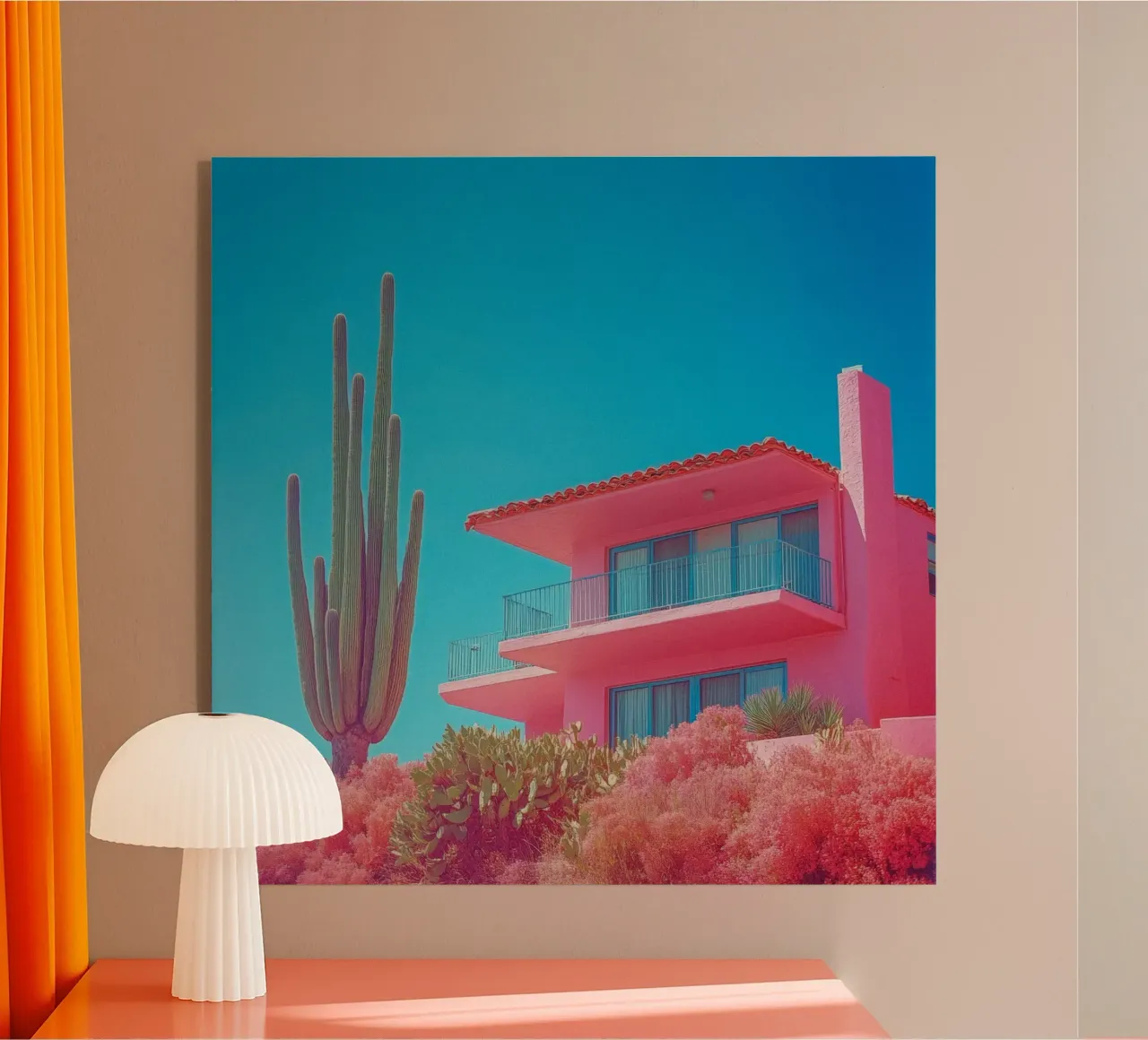 67 metacrilato de Pink California | Affiches & Posters