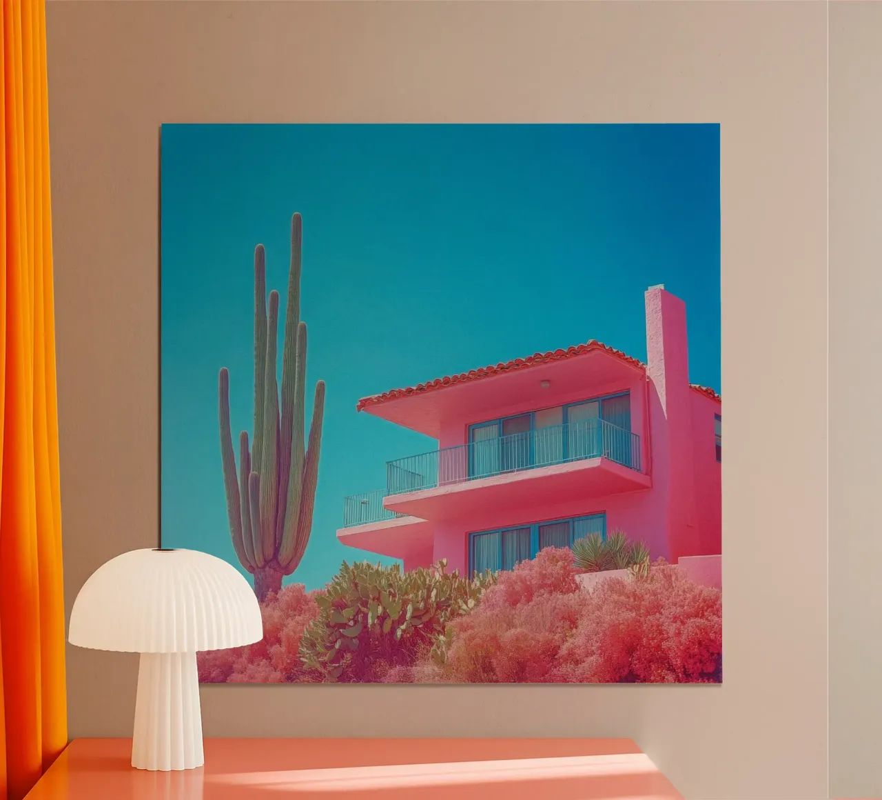67 carta hahnemühle da Pink California | Affiches & Posters