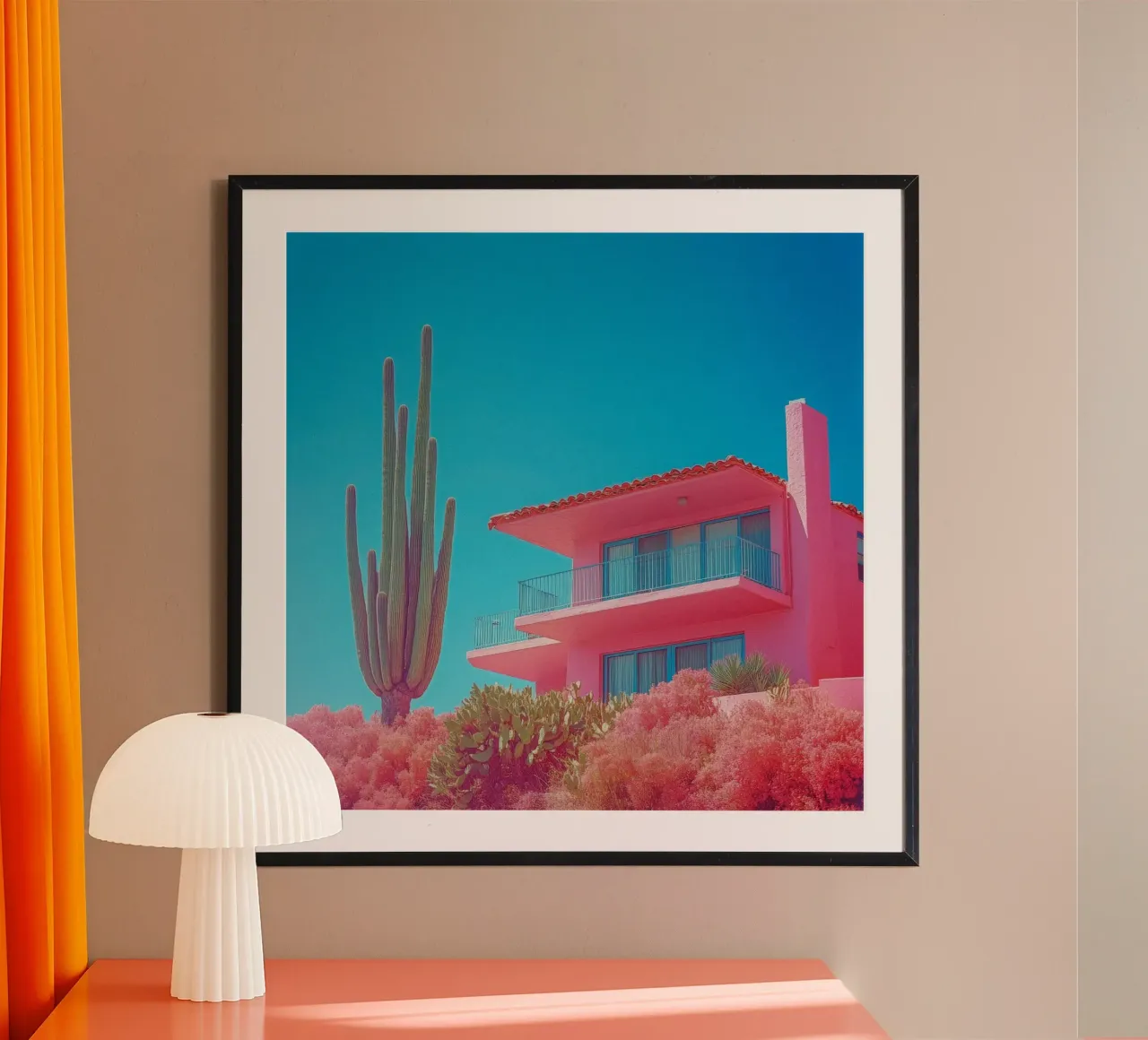 67 carta hahnemühle da Pink California | Affiches & Posters