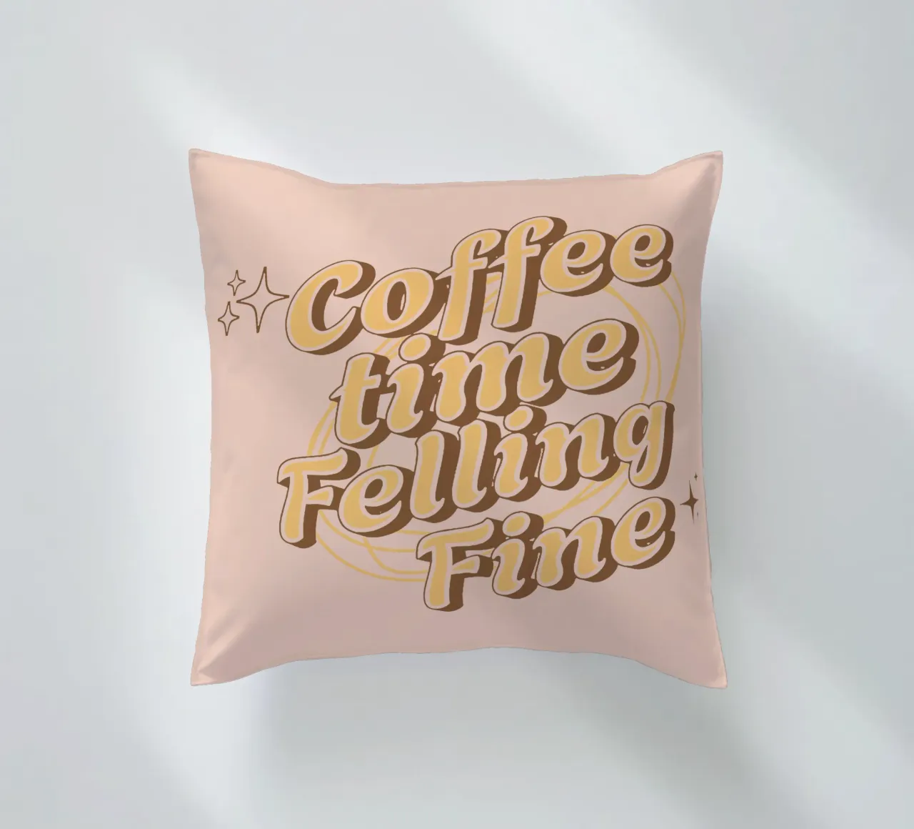 L'ora del caffè in cui ci si sente bene cuscino da Gunawan Rb