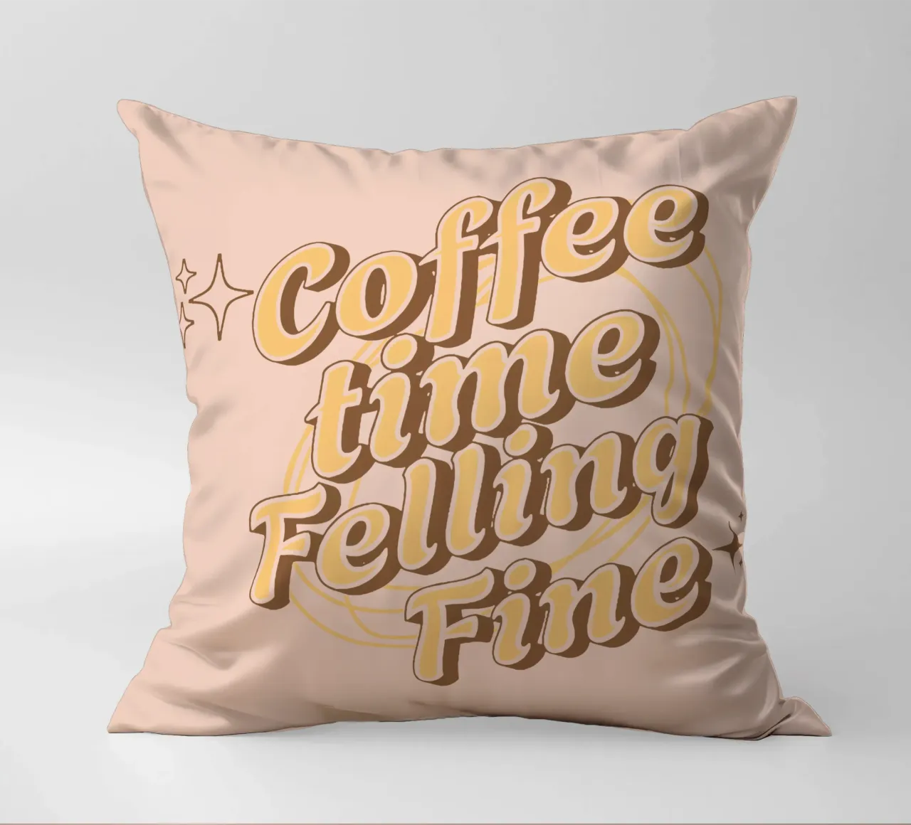 L'ora del caffè in cui ci si sente bene cuscino da Gunawan Rb