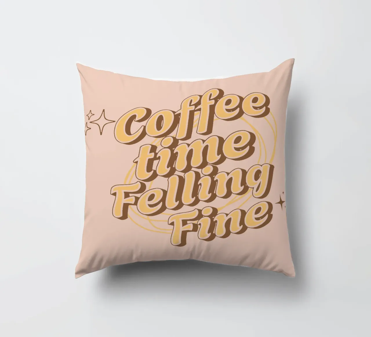 L'ora del caffè in cui ci si sente bene cuscino da Gunawan Rb