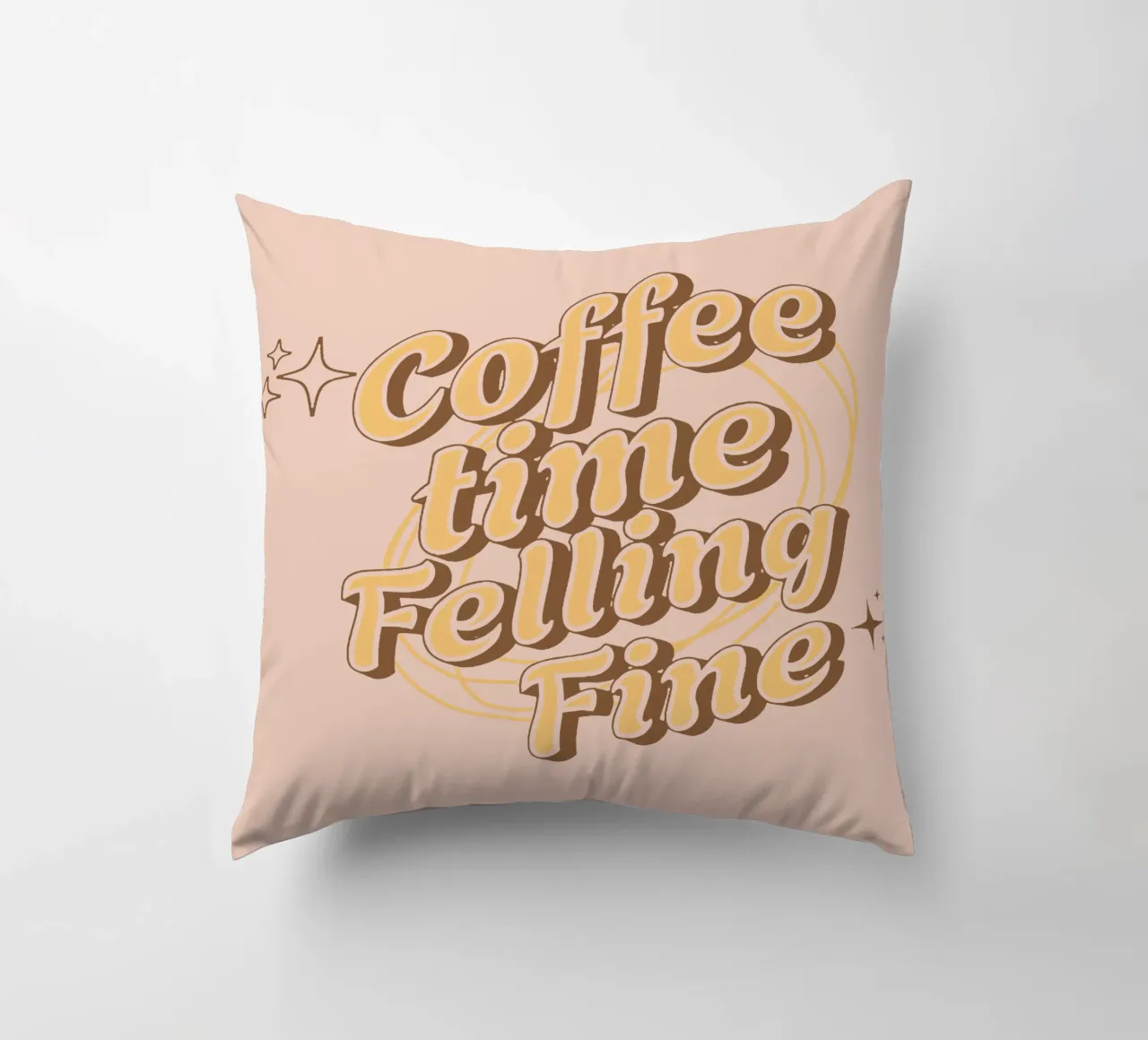 L'ora del caffè in cui ci si sente bene cuscino da Gunawan Rb