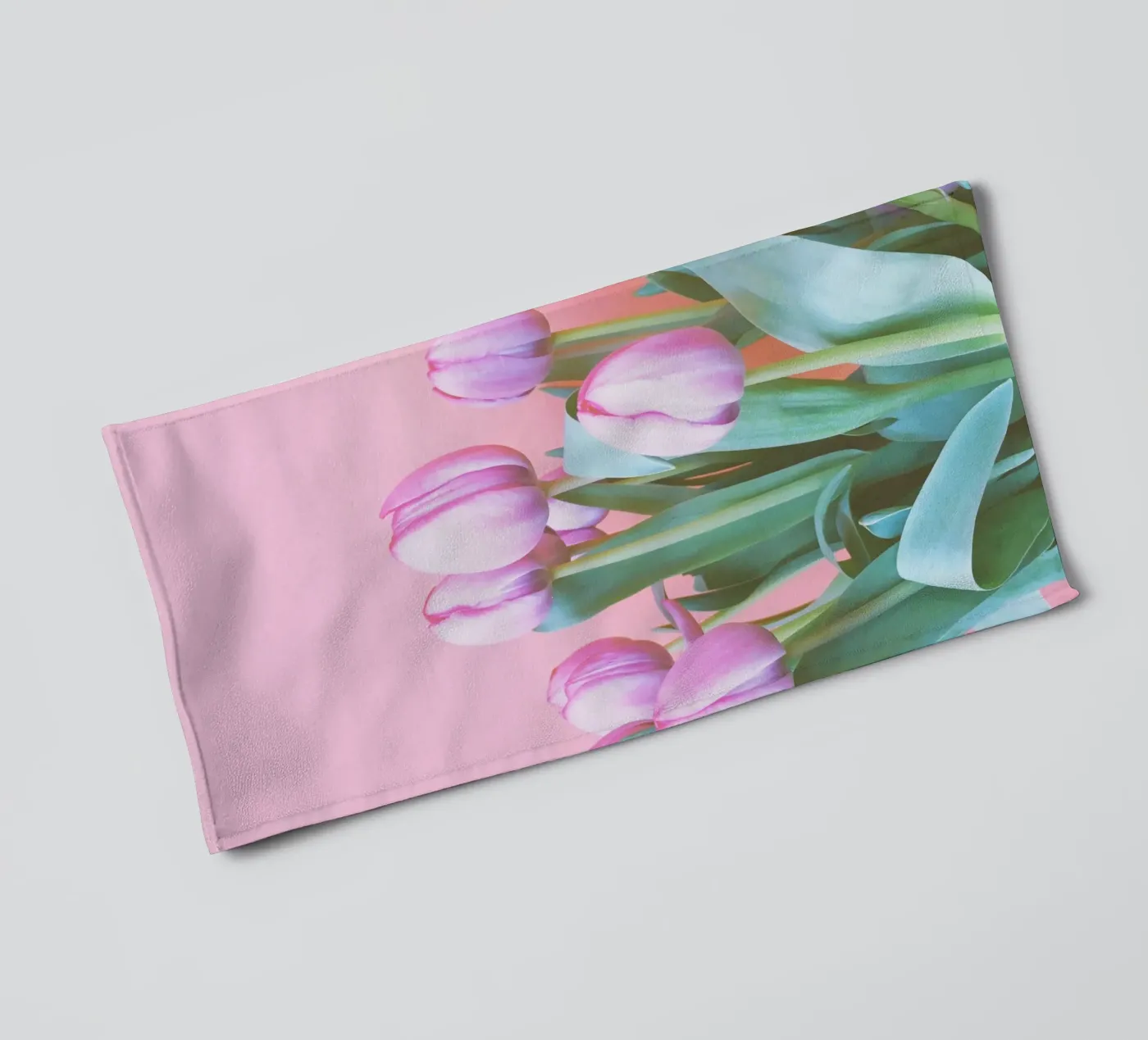 Spring Tulips towel by Cassia Beck Photography