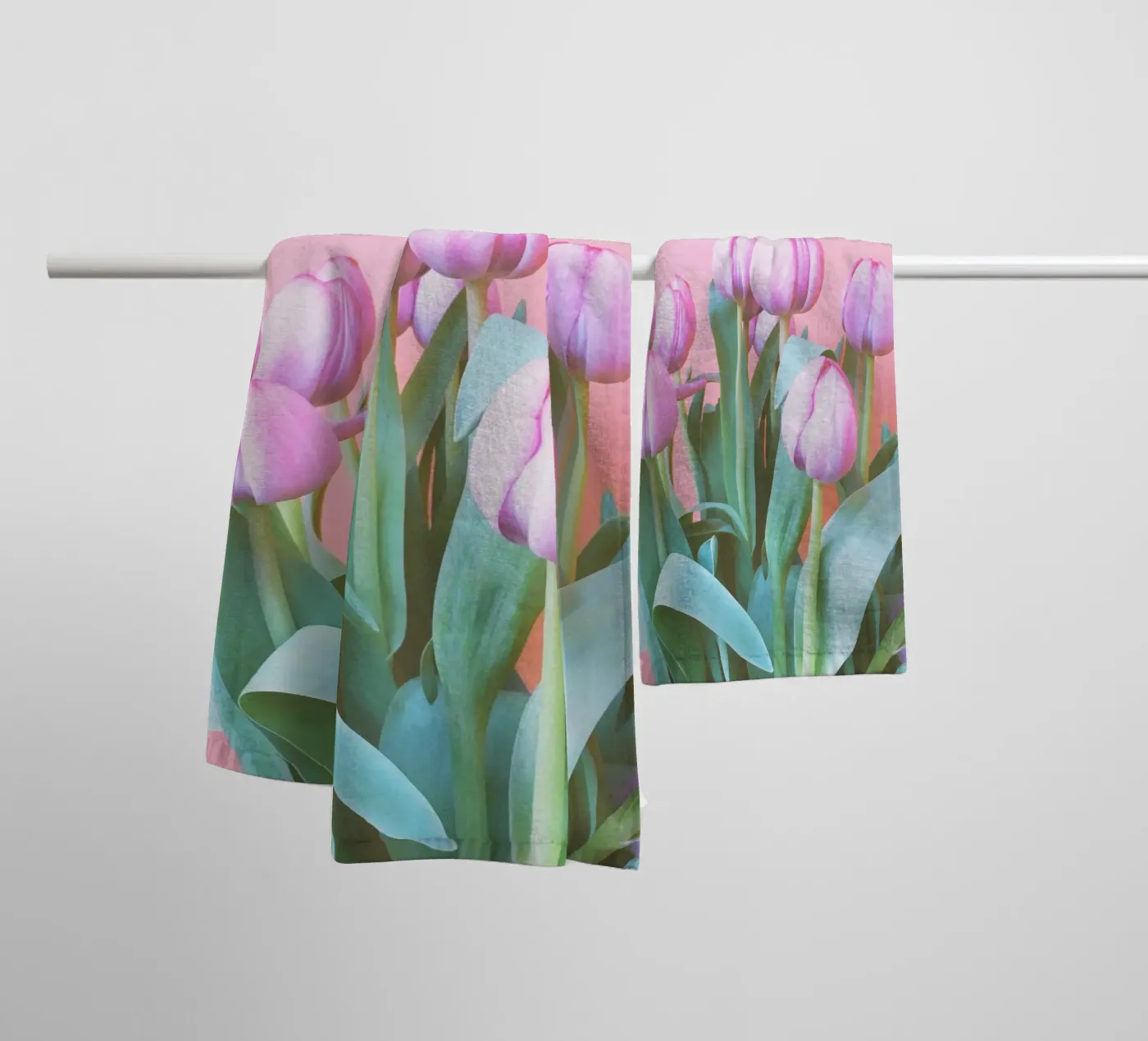 Spring Tulips towel by Cassia Beck Photography