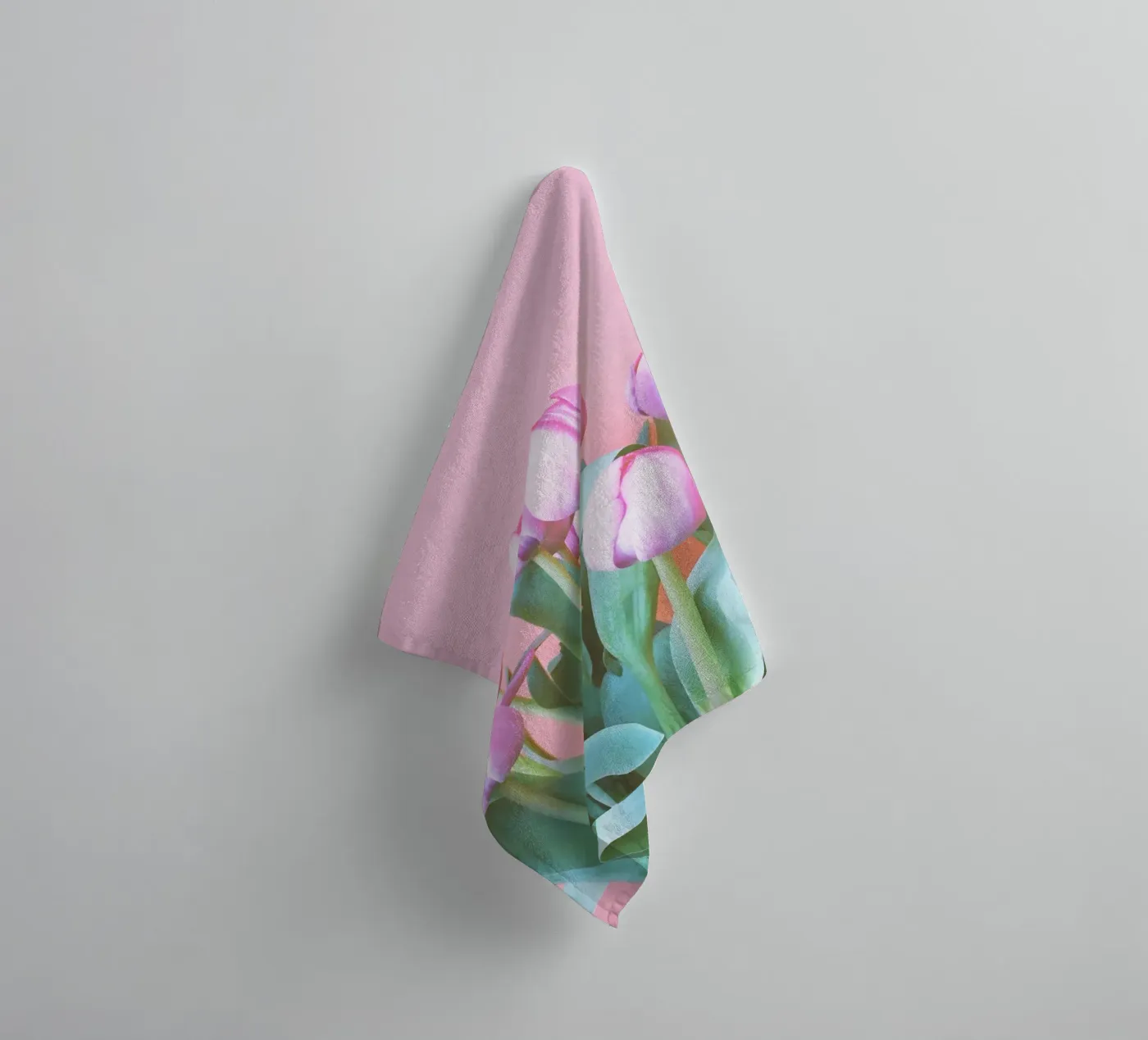 Spring Tulips towel by Cassia Beck Photography
