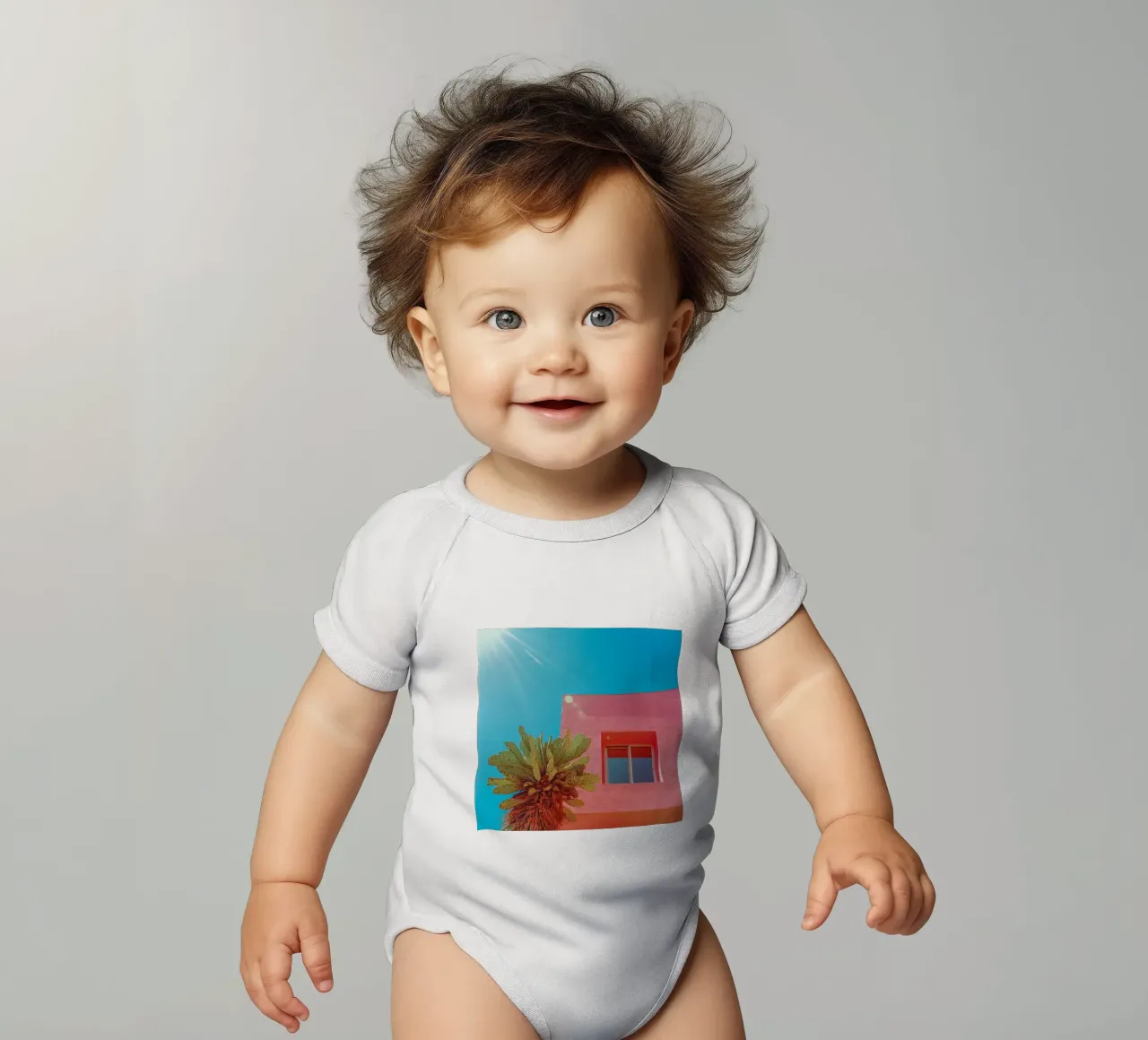 67 body neonato maniche corte da Pink California | Affiches & Posters