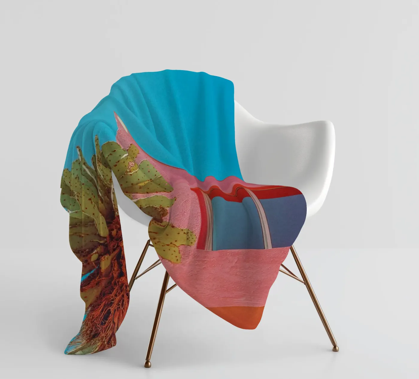 67 coperta in pile da Pink California | Affiches & Posters