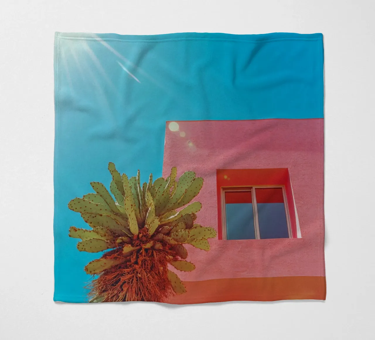 67 fleecedeken van Pink California | Affiches & Posters