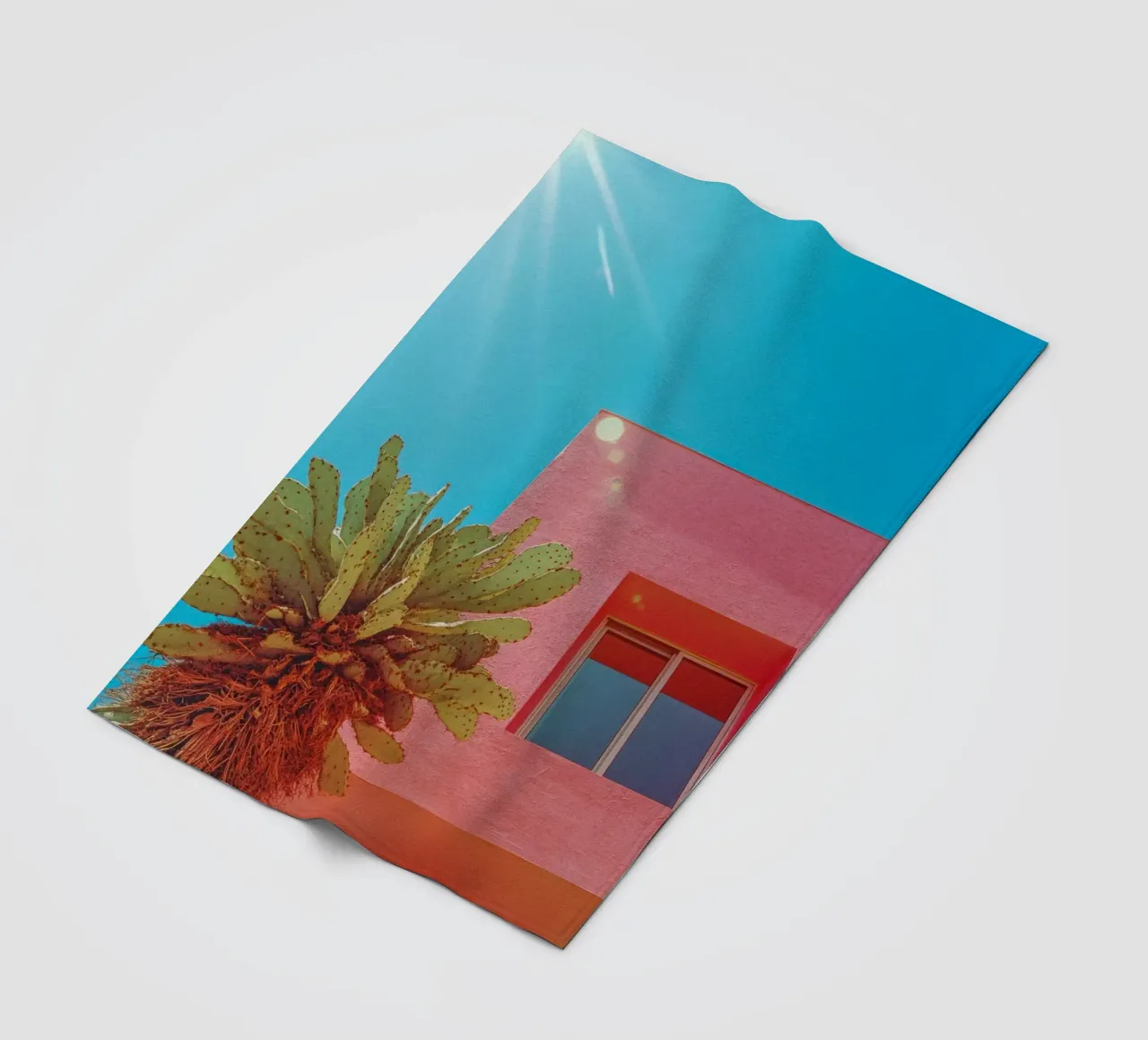 67 fleecedeken van Pink California | Affiches & Posters