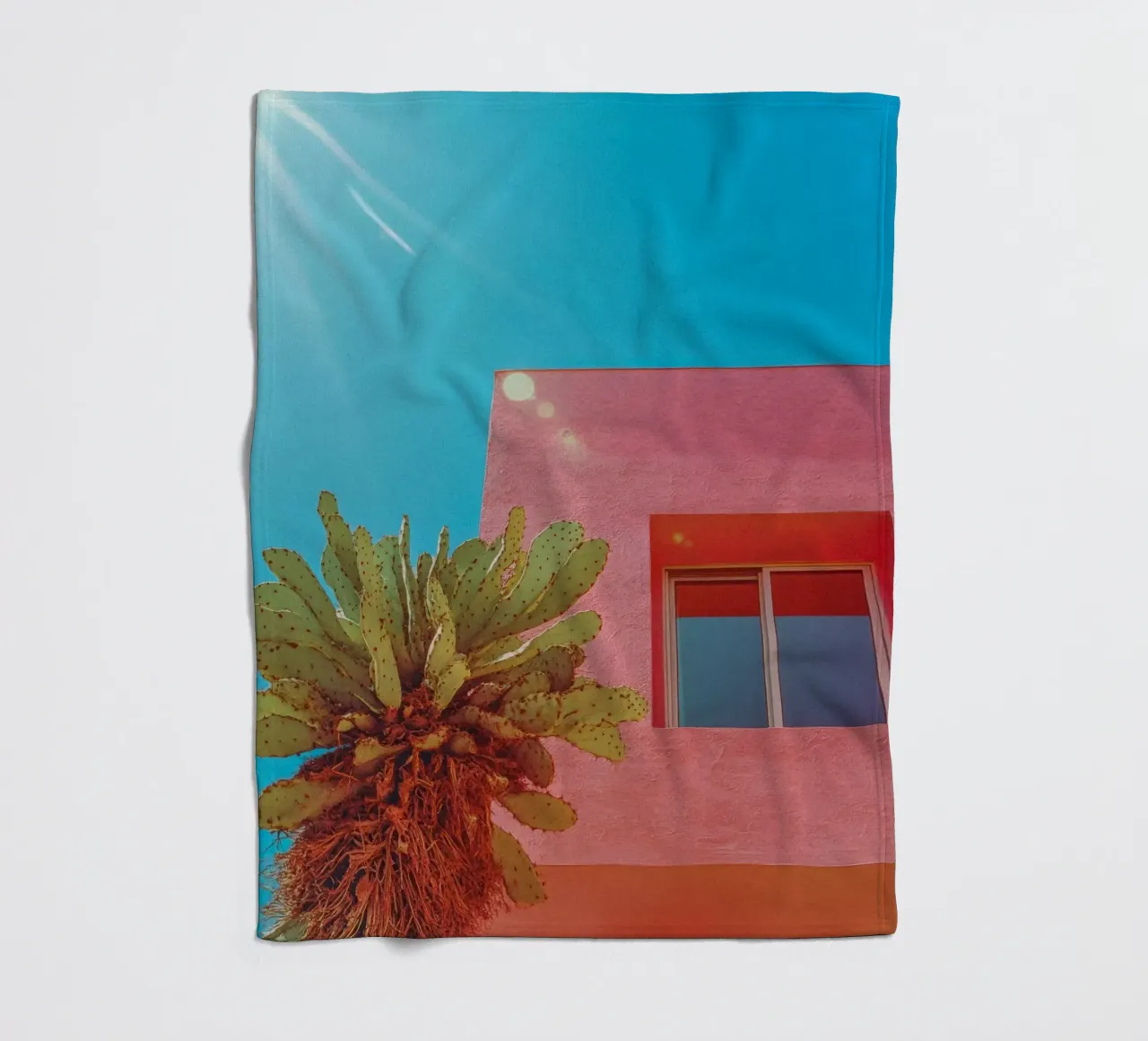 67 fleecedeken van Pink California | Affiches & Posters