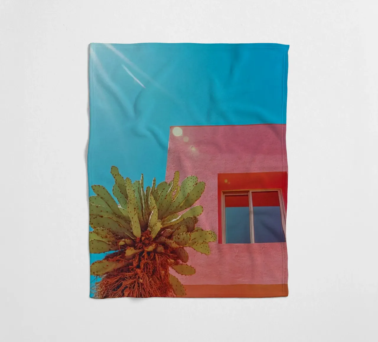 67 fleecedeken van Pink California | Affiches & Posters