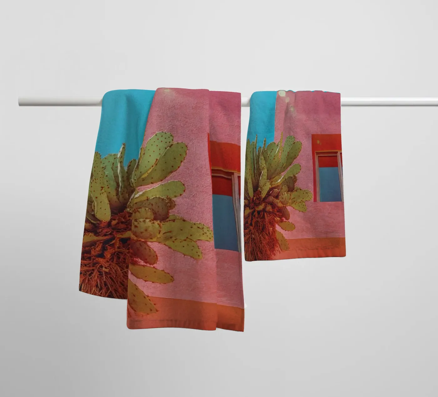 67 badhanddoek van Pink California | Affiches & Posters