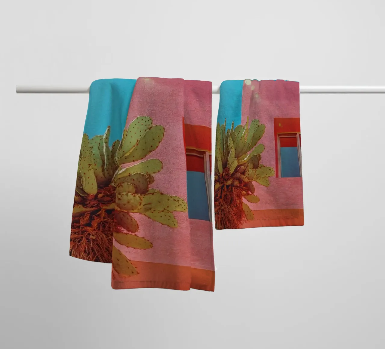 67 badhanddoek van Pink California | Affiches & Posters