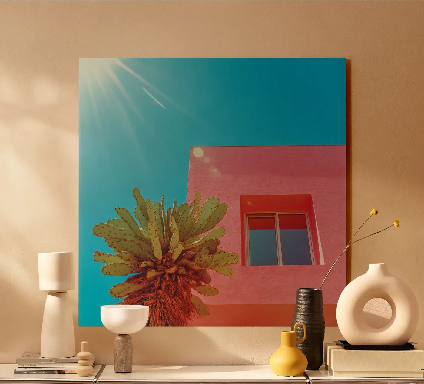 67 acryl van Pink California | Affiches & Posters