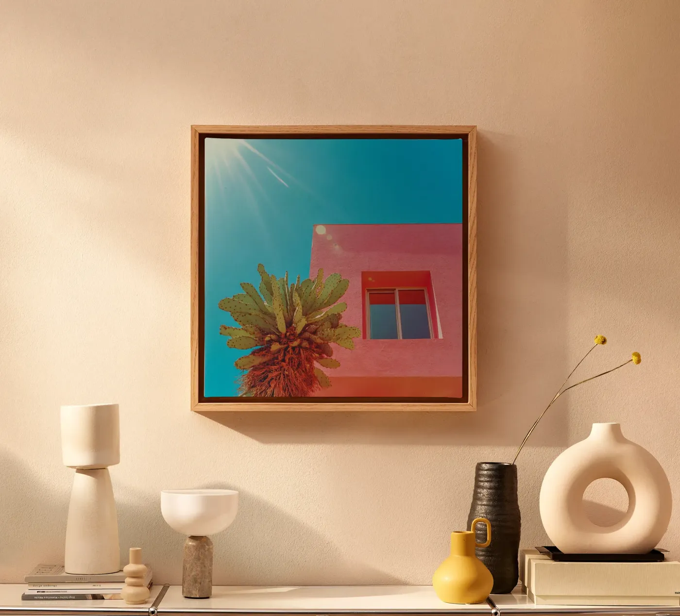 67 canvas van Pink California | Affiches & Posters