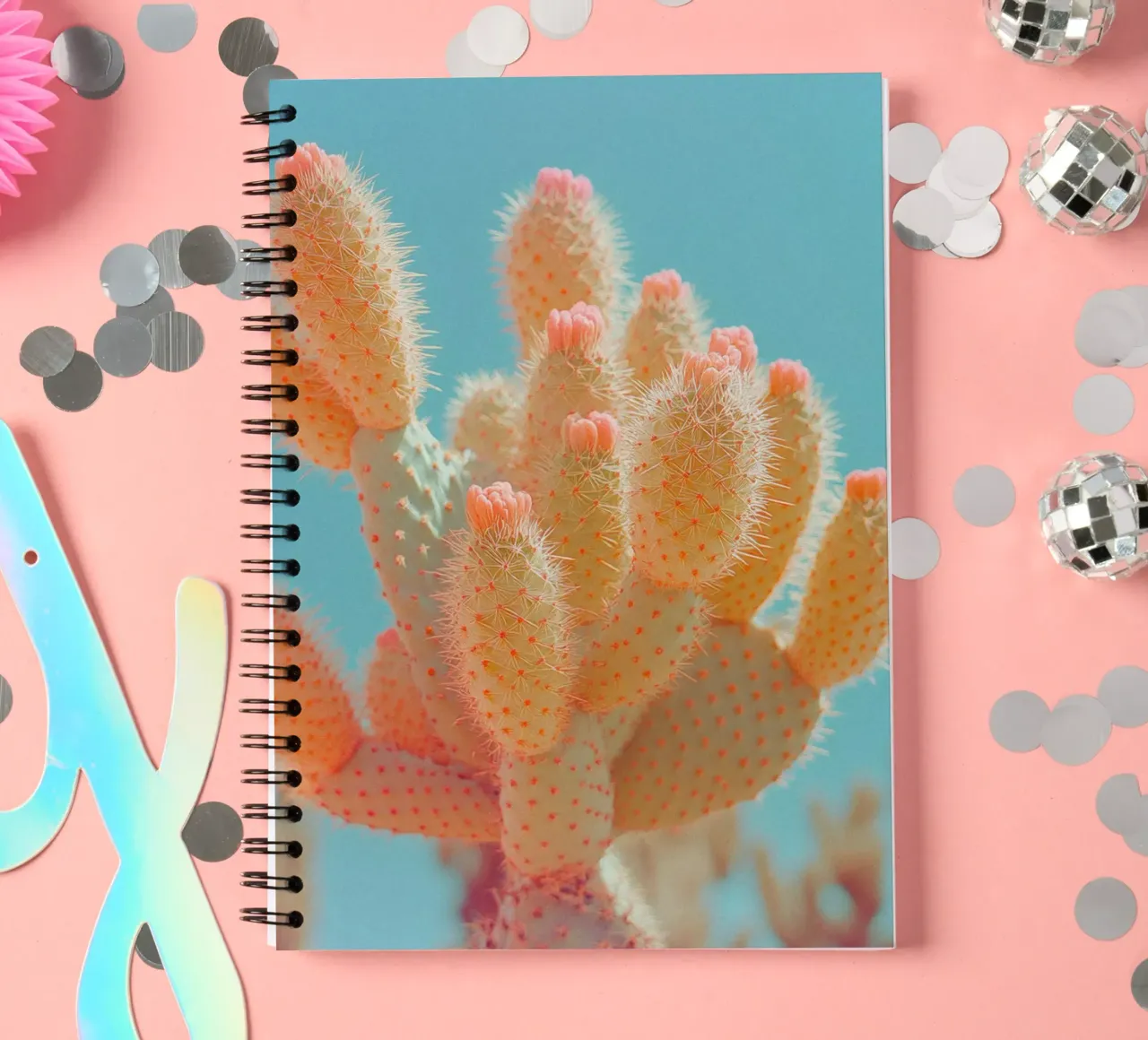 68 spiral notebook by Pink California | Affiches & Posters