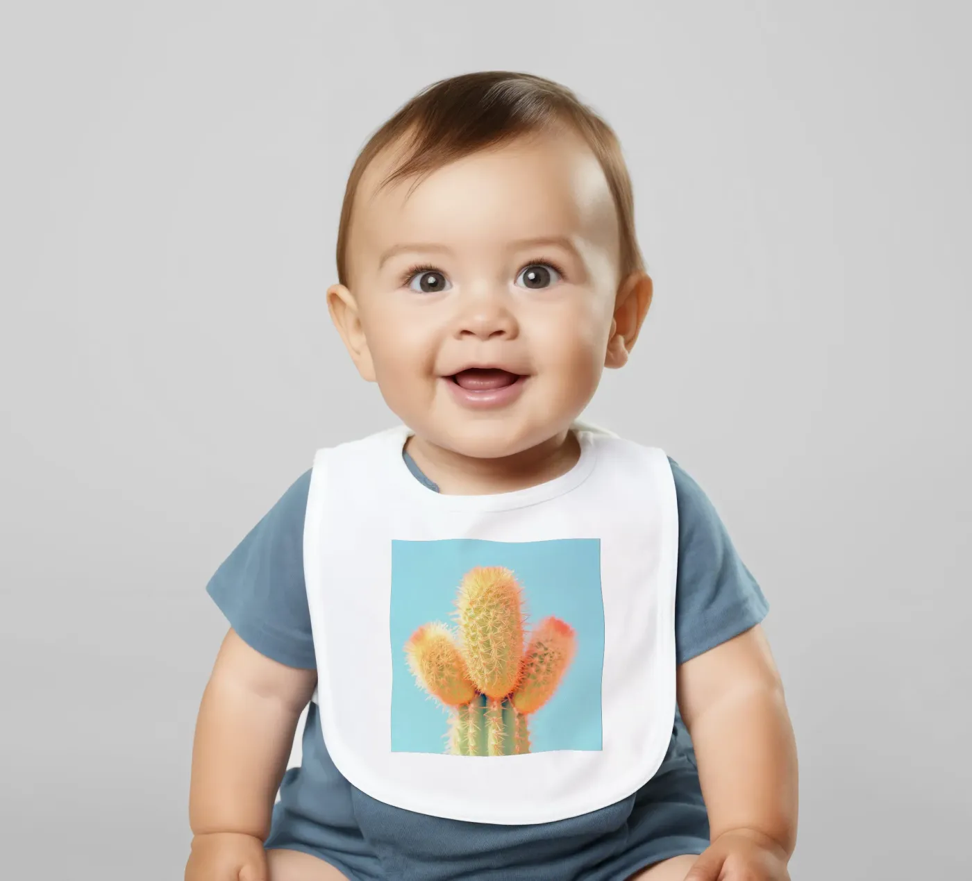 69 baby slabbetje van Pink California | Affiches & Posters