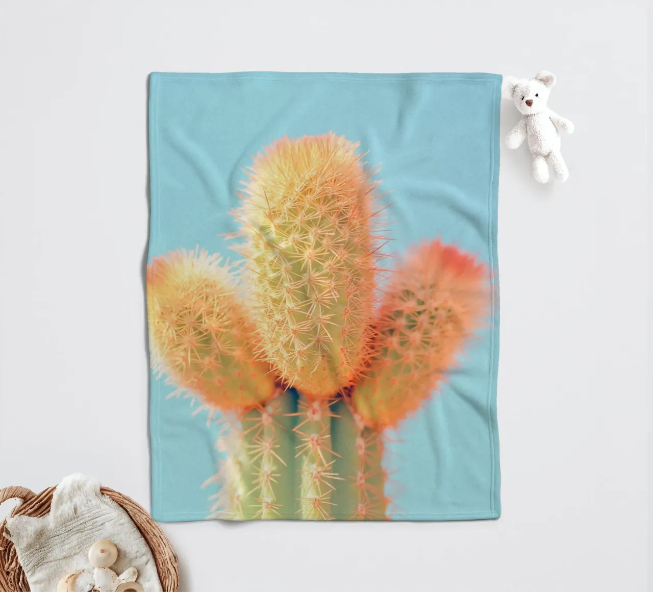 69 fleecedeken van Pink California | Affiches & Posters