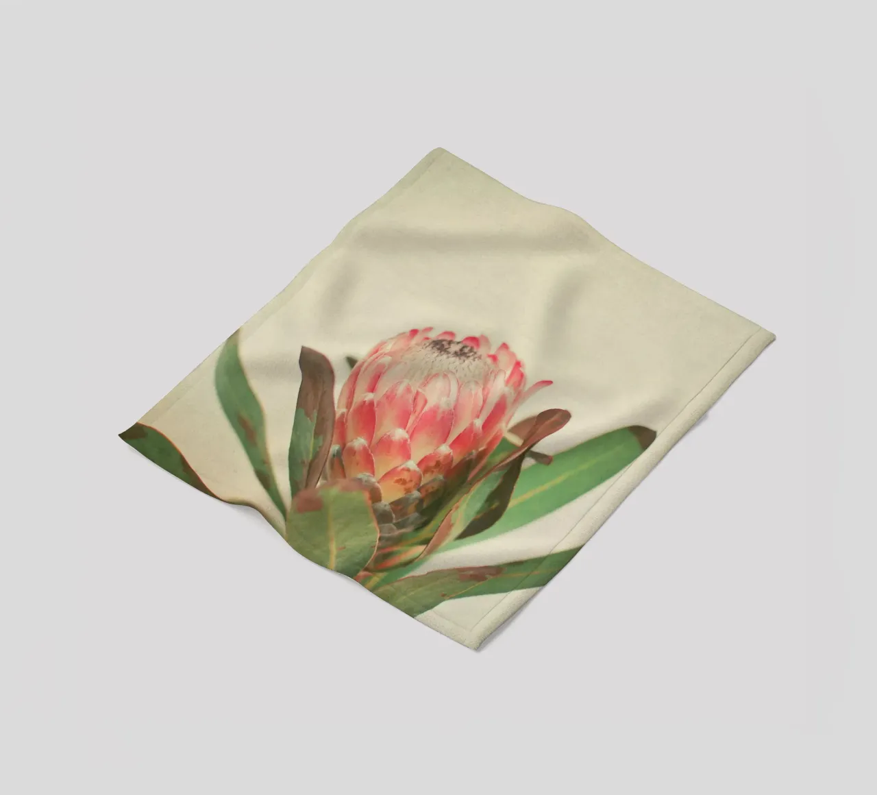 Rosa Eis Fleecedecke von Cassia Beck Photography