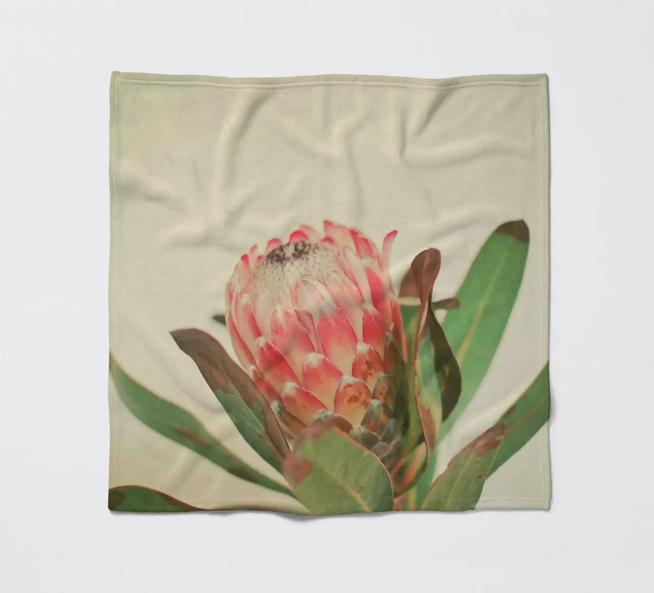 Rosa Eis Fleecedecke von Cassia Beck Photography