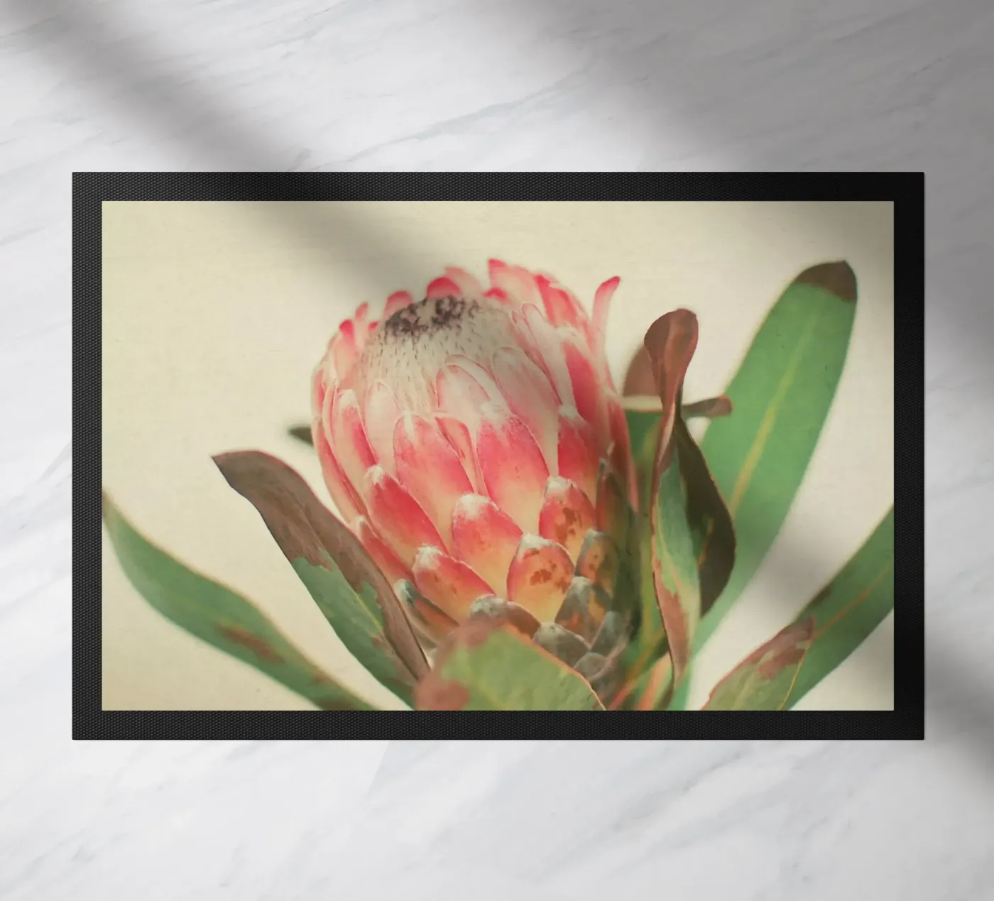 Pink Ice Fußmatte von Cassia Beck Photography