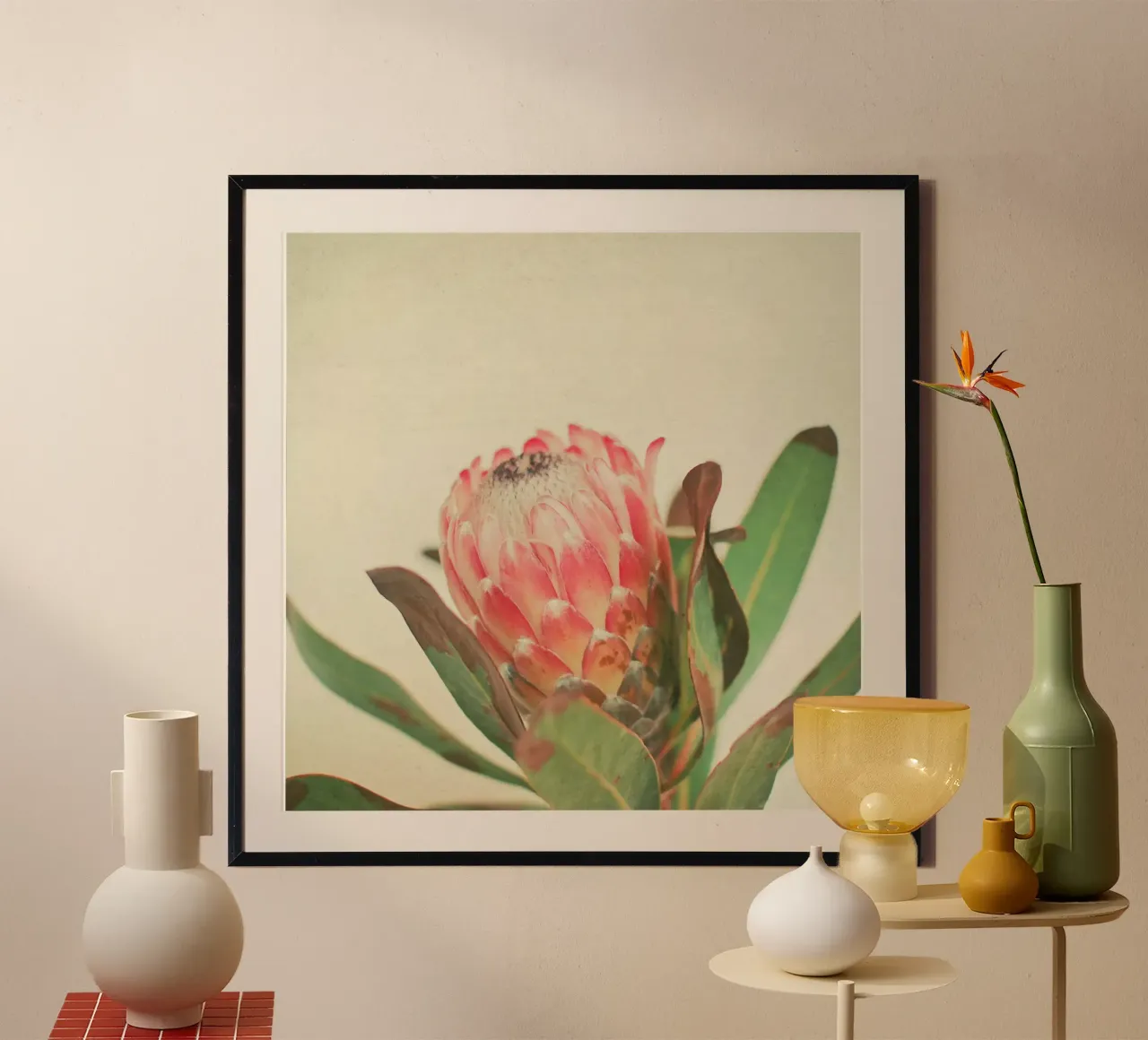 Rosa Eis Poster von Cassia Beck Photography