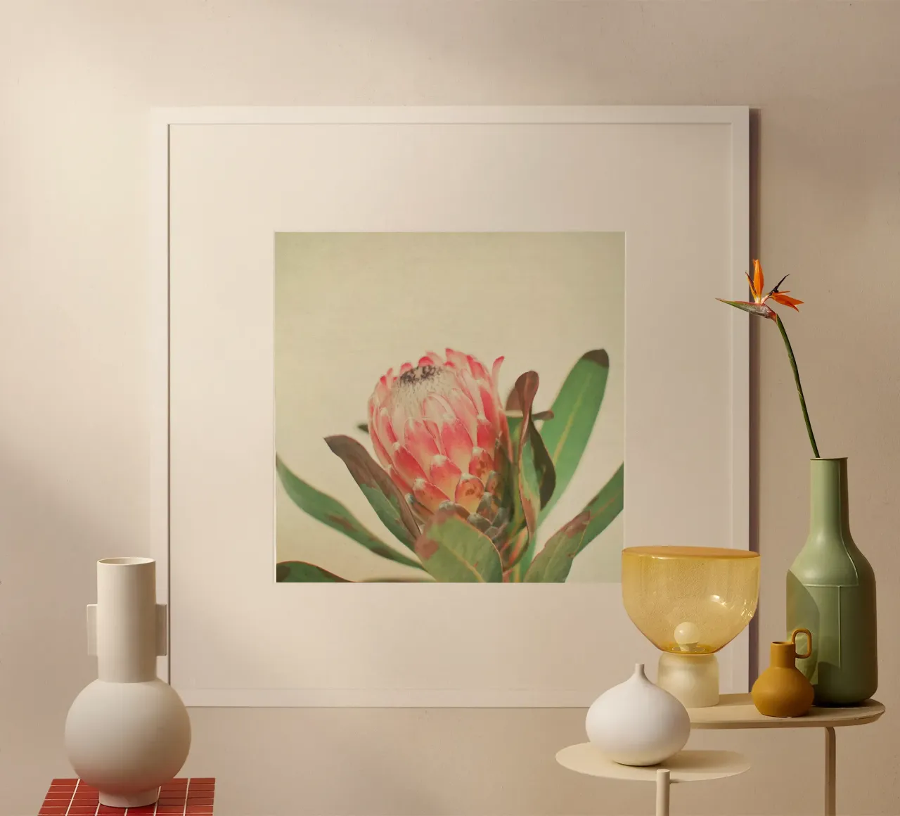 Rosa Eis Poster von Cassia Beck Photography