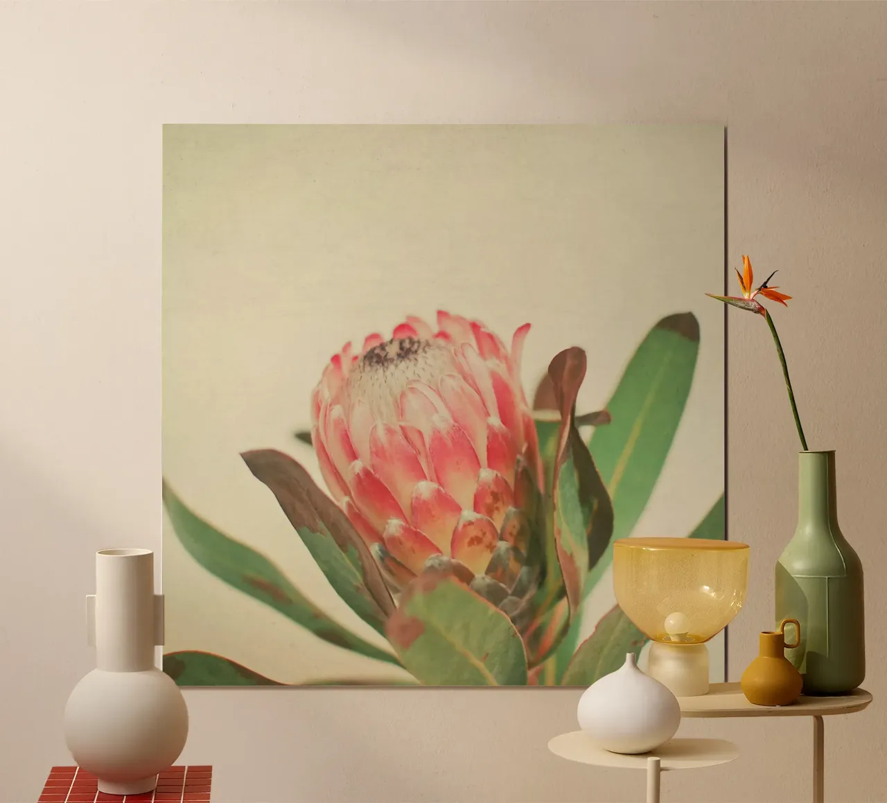 Rosa Eis Poster von Cassia Beck Photography