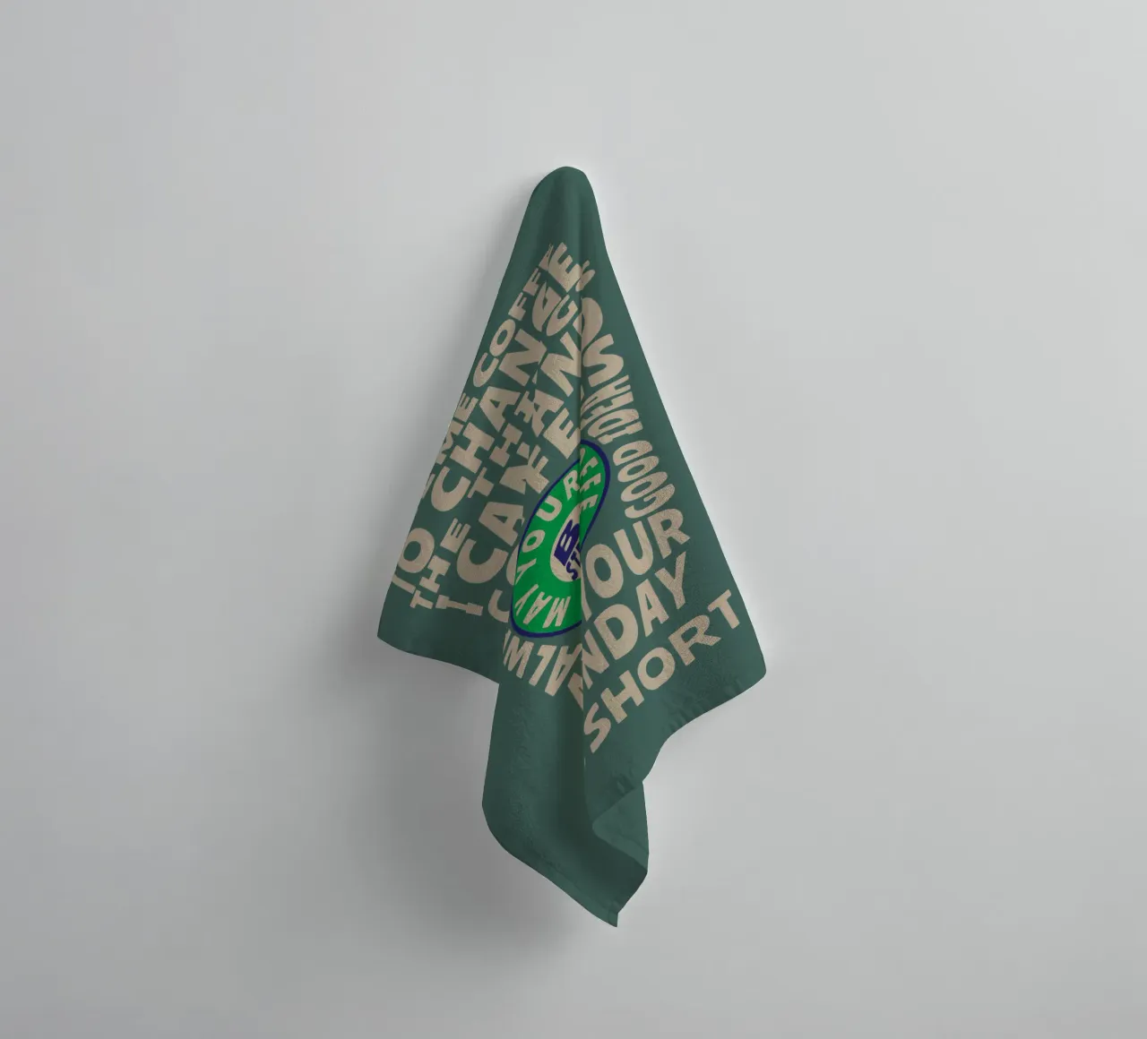LE CAFÉ ME PERMET DE CHANGER LES CHOSES QUE JE PEUX CHANGER ET LE CAFÉ EST TOUJOURS UN MOYEN DE CHANGER LES CHOSES. serviette de bain de Gunawan Rb