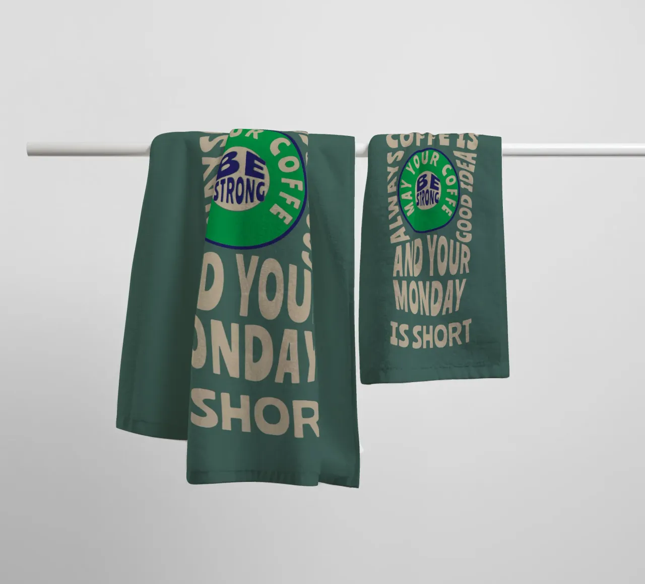 LE CAFÉ ME PERMET DE CHANGER LES CHOSES QUE JE PEUX CHANGER ET LE CAFÉ EST TOUJOURS UN MOYEN DE CHANGER LES CHOSES. serviette de bain de Gunawan Rb