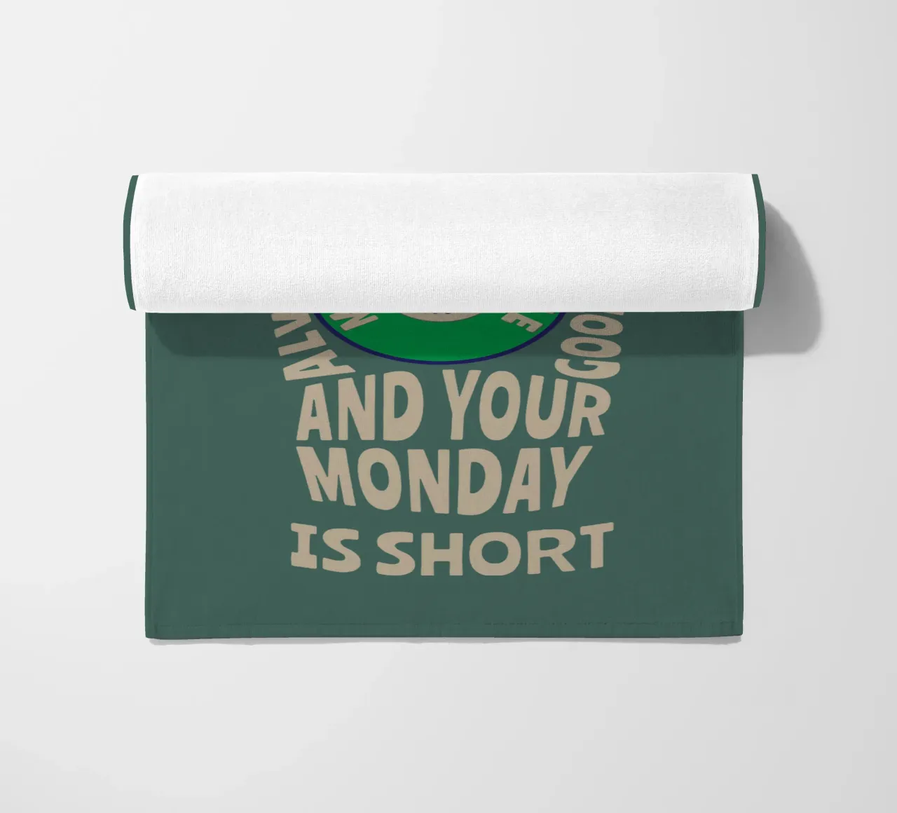 GIVE ME COFFE TO CHANGE THE THINGS I CAN AND COFFE IS ALWAYS beach towel by Gunawan Rb