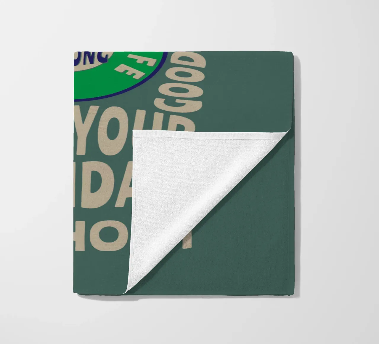 GIVE ME COFFE TO CHANGE THE THINGS I CAN AND COFFE IS ALWAYS beach towel by Gunawan Rb