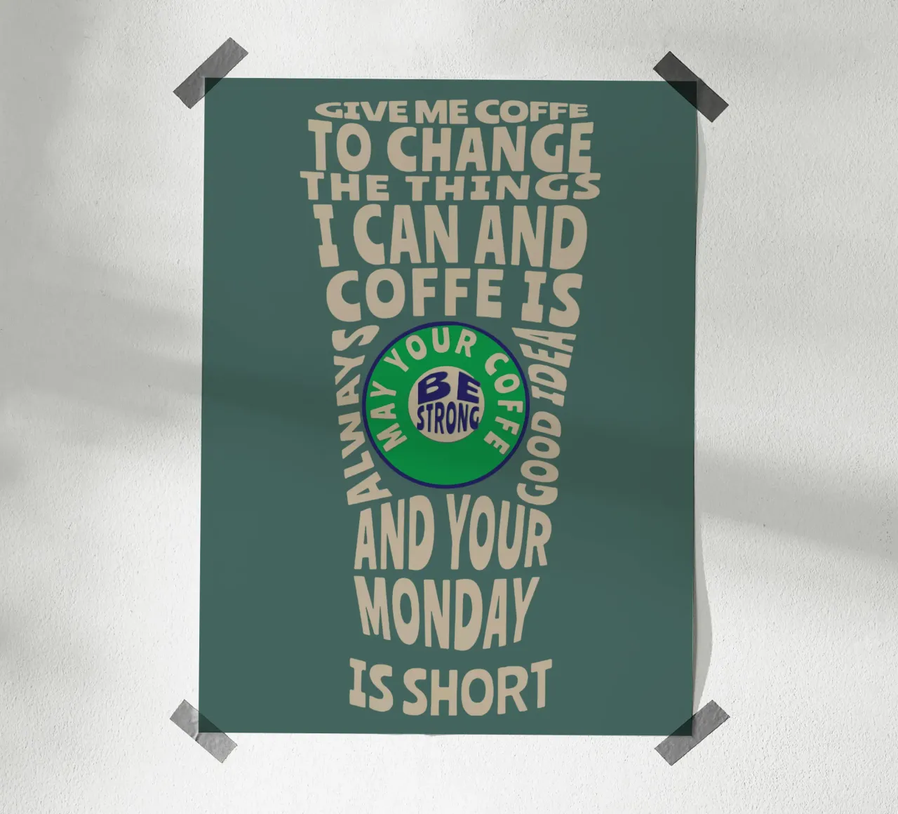 MI DIA IL CAFFÈ PER CAMBIARE LE COSE CHE POSSO E IL CAFFÈ È SEMPRE carta hahnemühle da Gunawan Rb