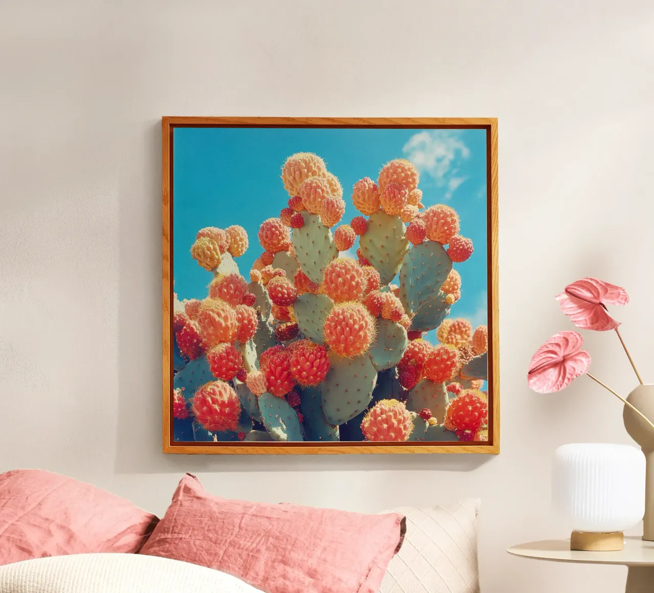 70 acryl van Pink California | Affiches & Posters