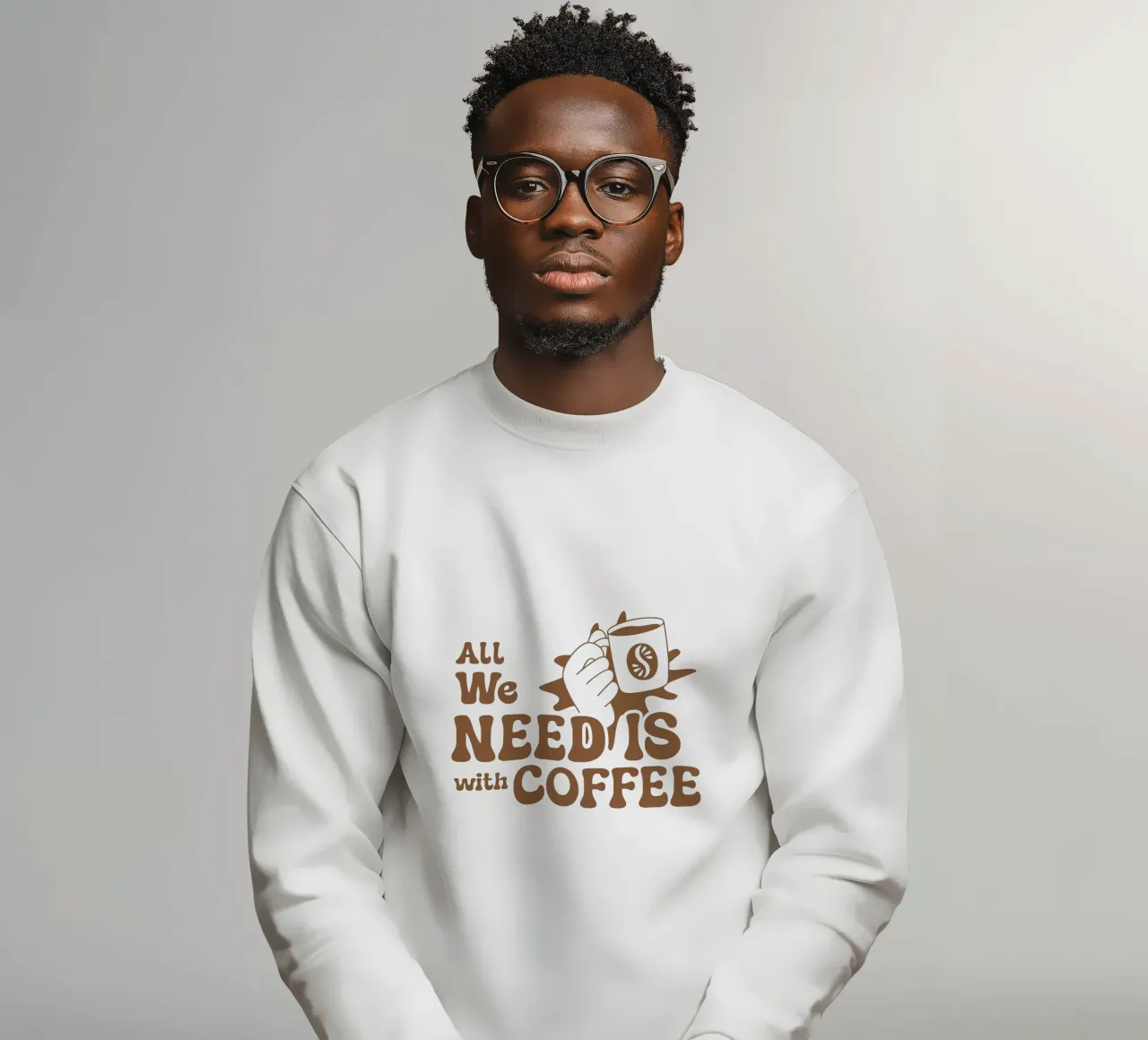 Tutto quello che ci serve è con il caffè felpa da Gunawan Rb