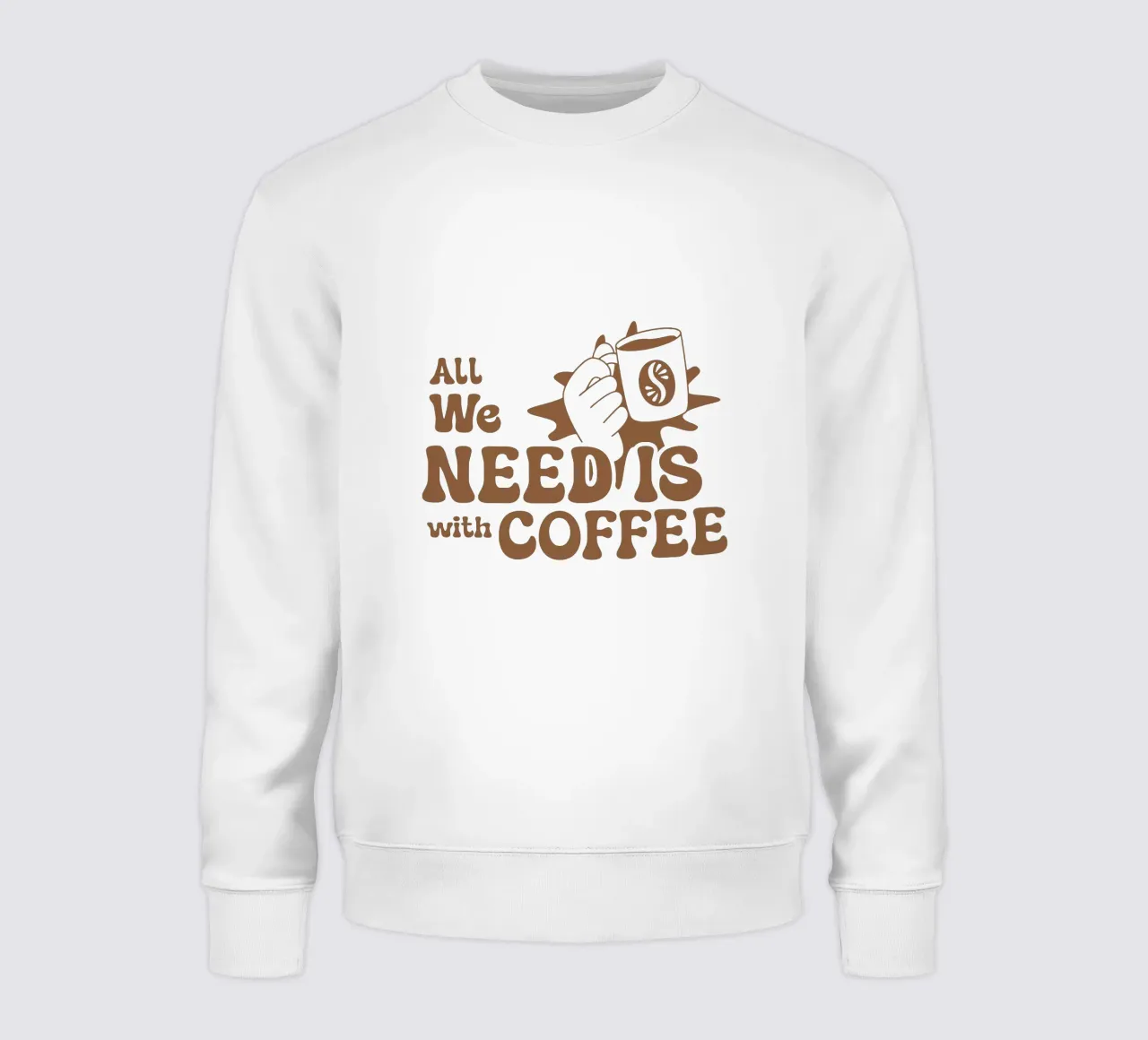 Tutto quello che ci serve è con il caffè felpa da Gunawan Rb