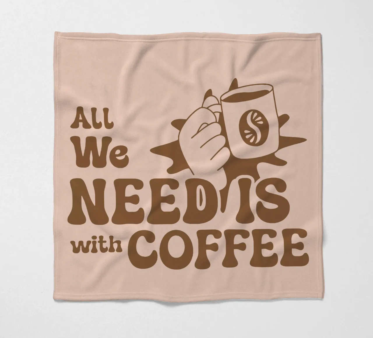Tutto quello che ci serve è con il caffè coperta in pile da Gunawan Rb