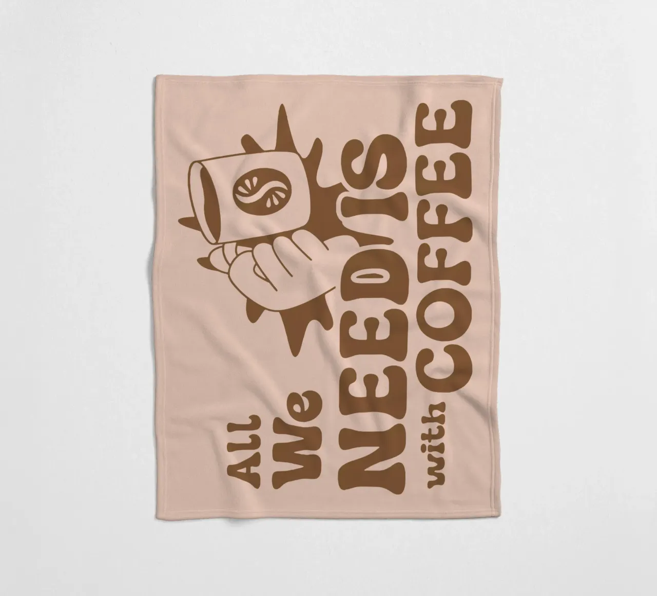 Tutto quello che ci serve è con il caffè coperta in pile da Gunawan Rb