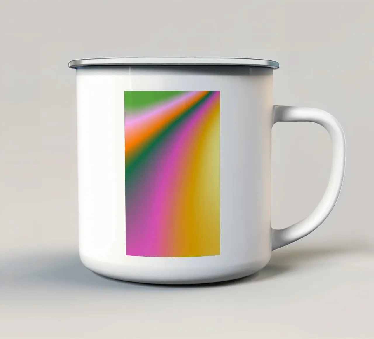 RAINBOW BLESSINGS tazza in smalto da ÂME LIBRE STUDIO
