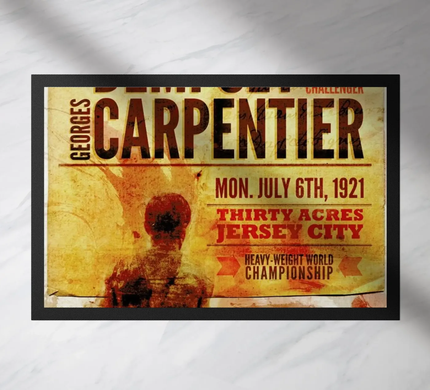 Ephemera 1 doormat by Mr Cup