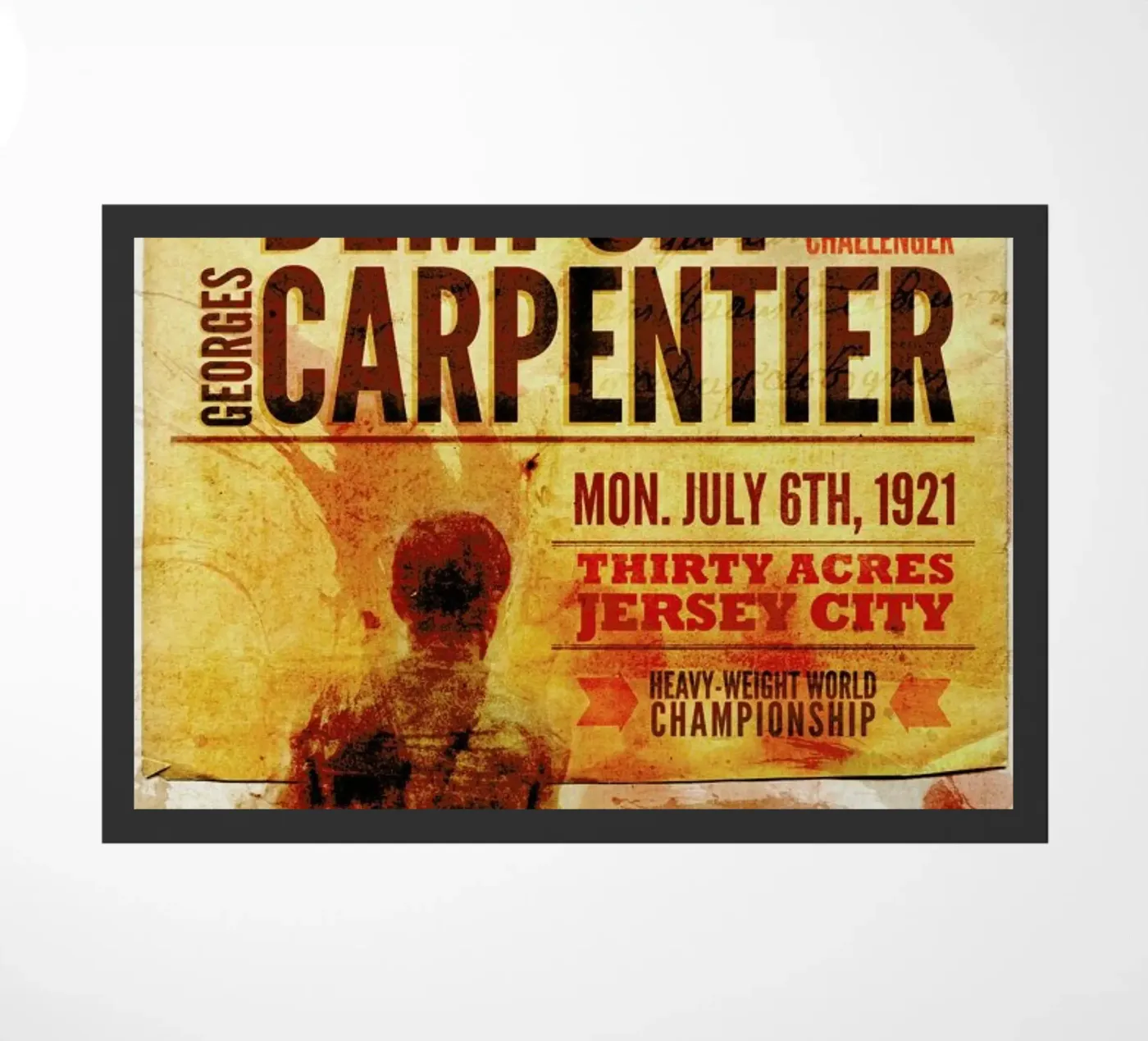 Ephemera 1 doormat by Mr Cup